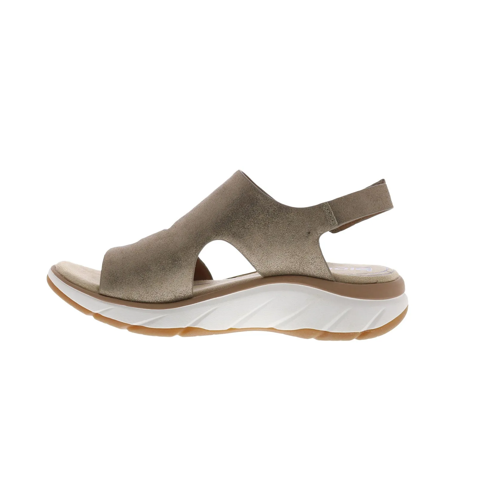 Bionica Akela BI0019003 Womens Brown Leather Slip On Slingback Sandals Shoes