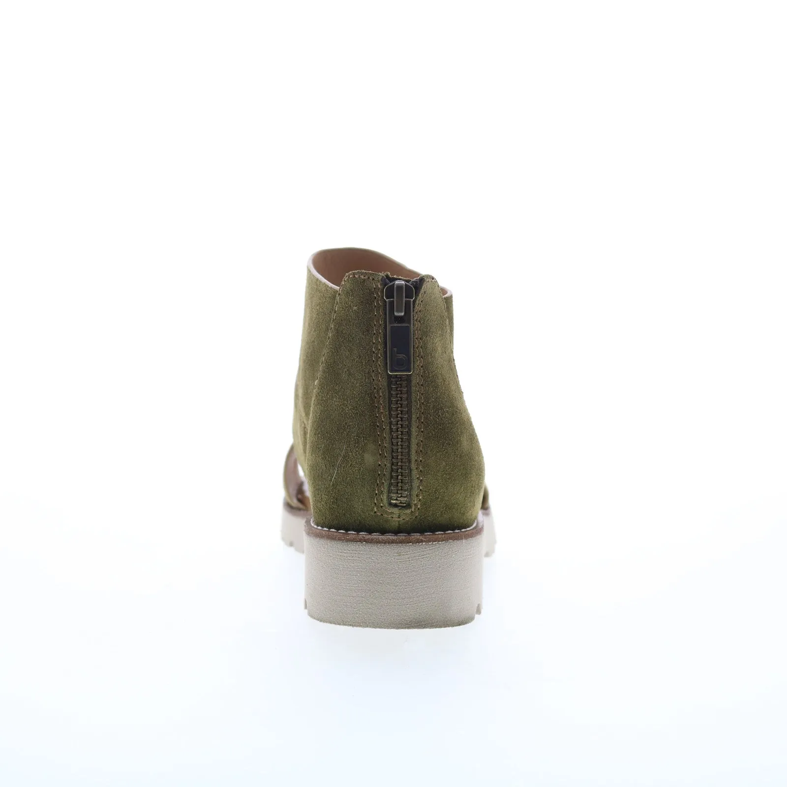 Bionica Daela BI0025863 Womens Green Suede Zipper Strap Sandals Shoes