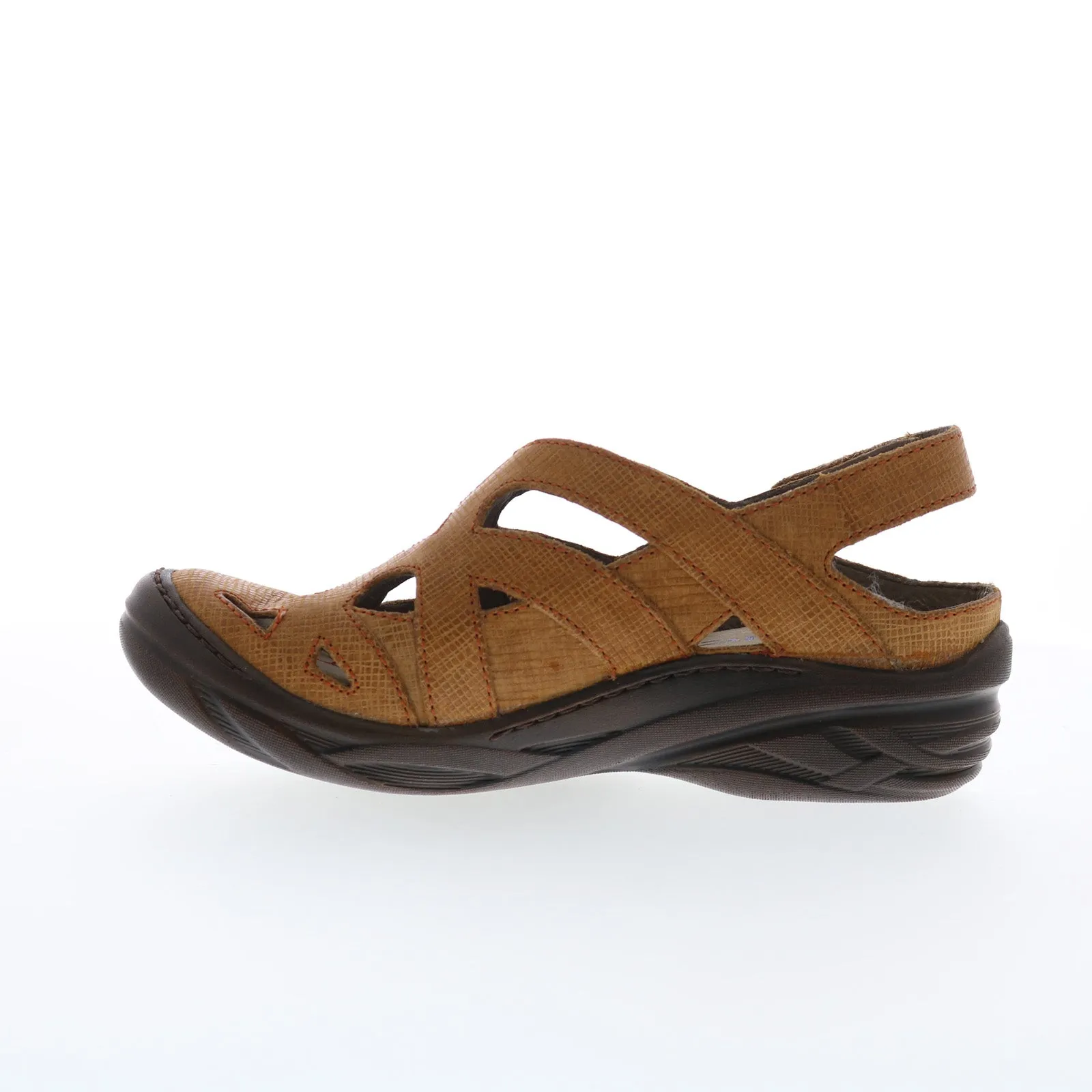 Bionica Maclean 4501930 Womens Brown Leather Slip On Slingback Sandals Shoes
