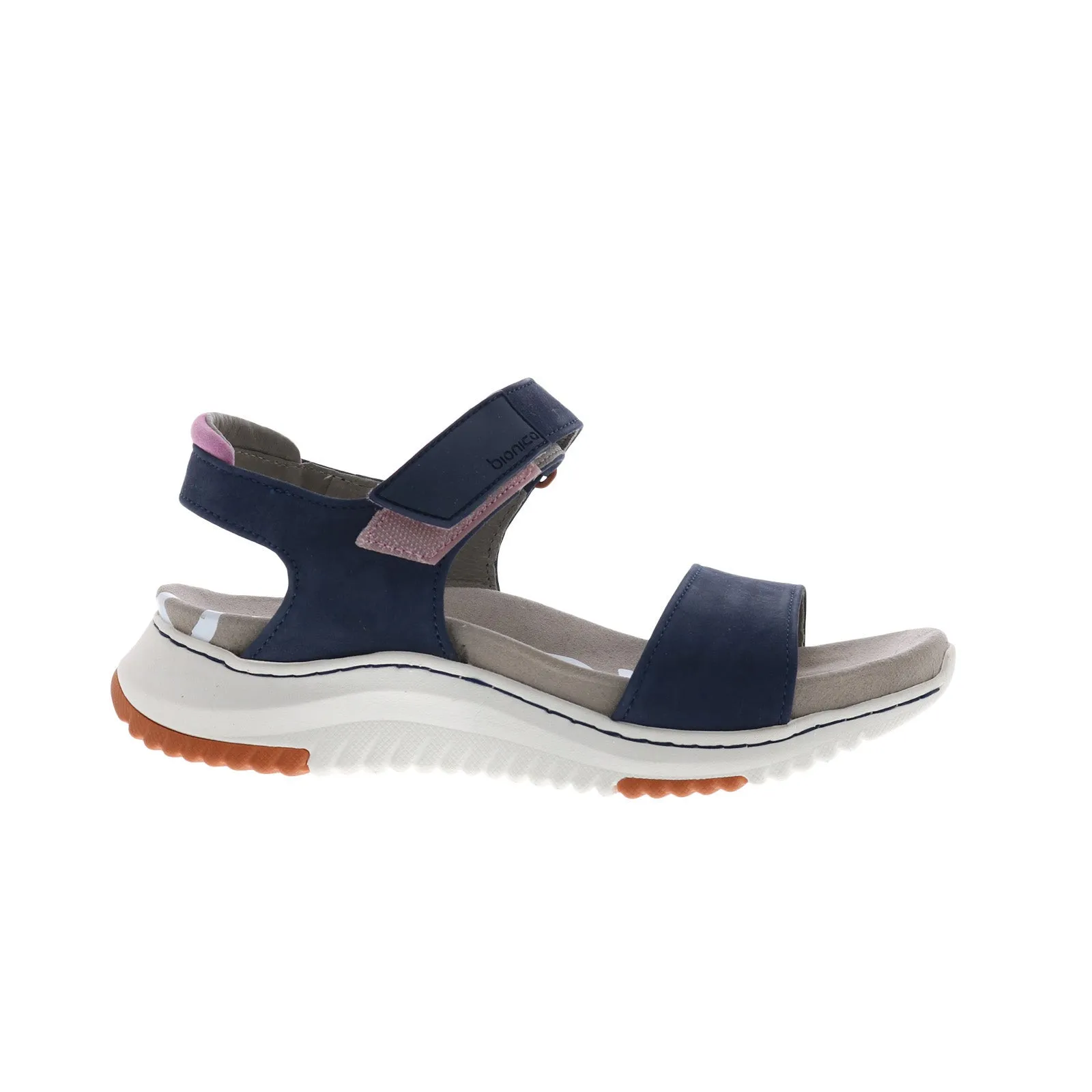 Bionica Okoli BI0026197 Womens Blue Leather Strap Sport Sandals Shoes