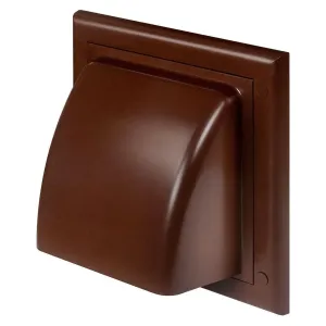 Brown Ventilation Grille Covering Return Flap Outer Cover