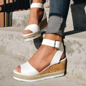 Cassie - Chic Wedge Sandals