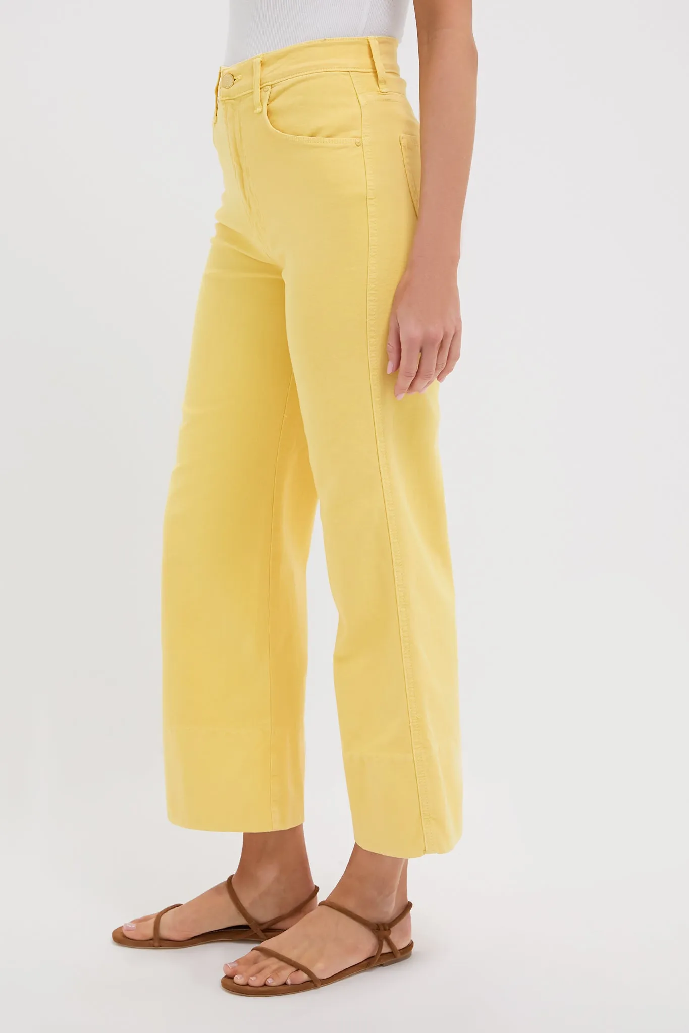 Chalk It Up Sunshine The Maven Wide Hem Ankle