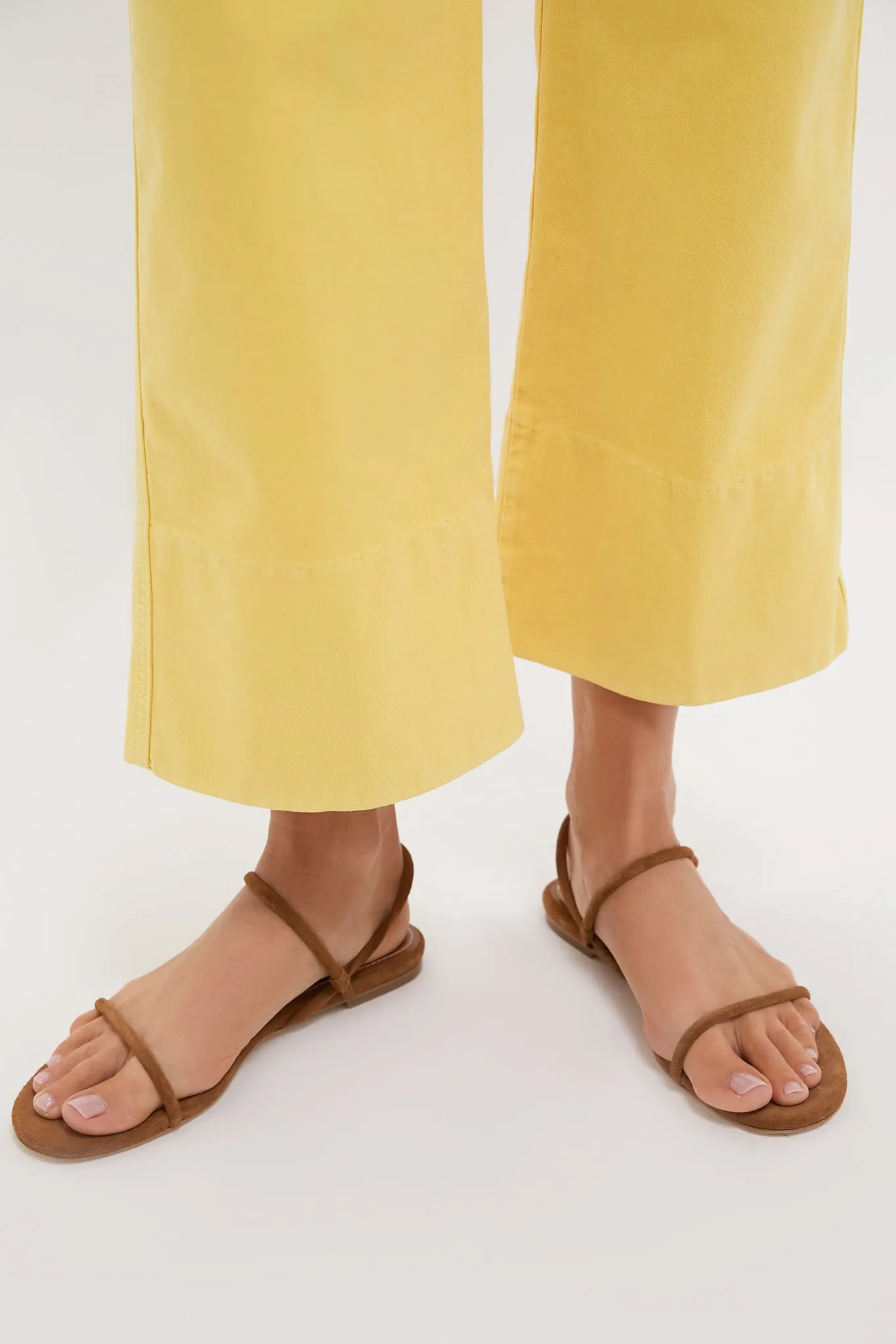Chalk It Up Sunshine The Maven Wide Hem Ankle