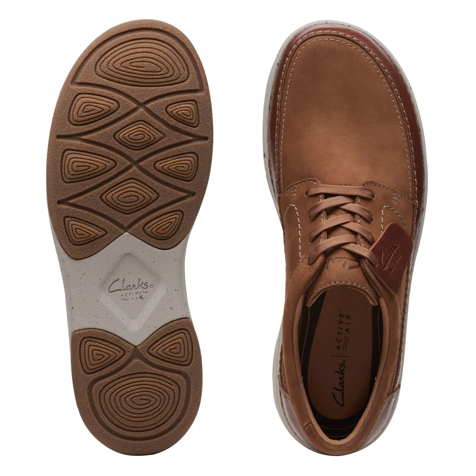 Clarks Men's Nature 5 Lo Dark Tan Combi 2616861