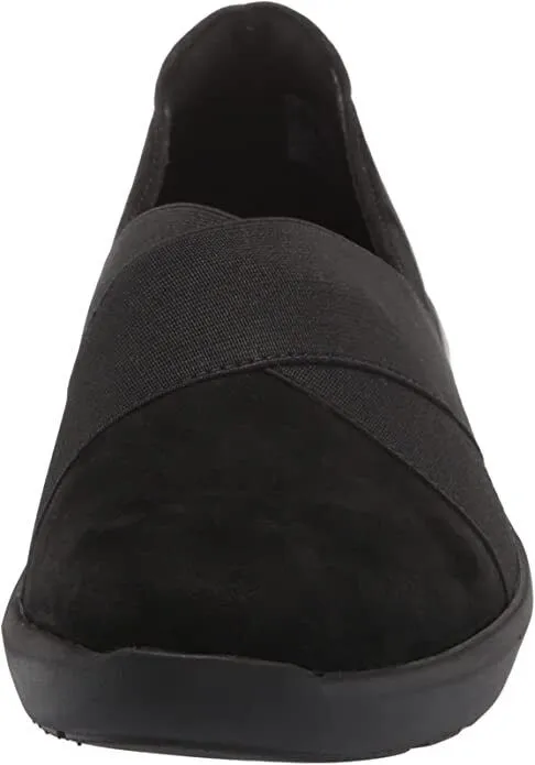 Clarks Women's Kayleigh Slip Black Suede 26163398
