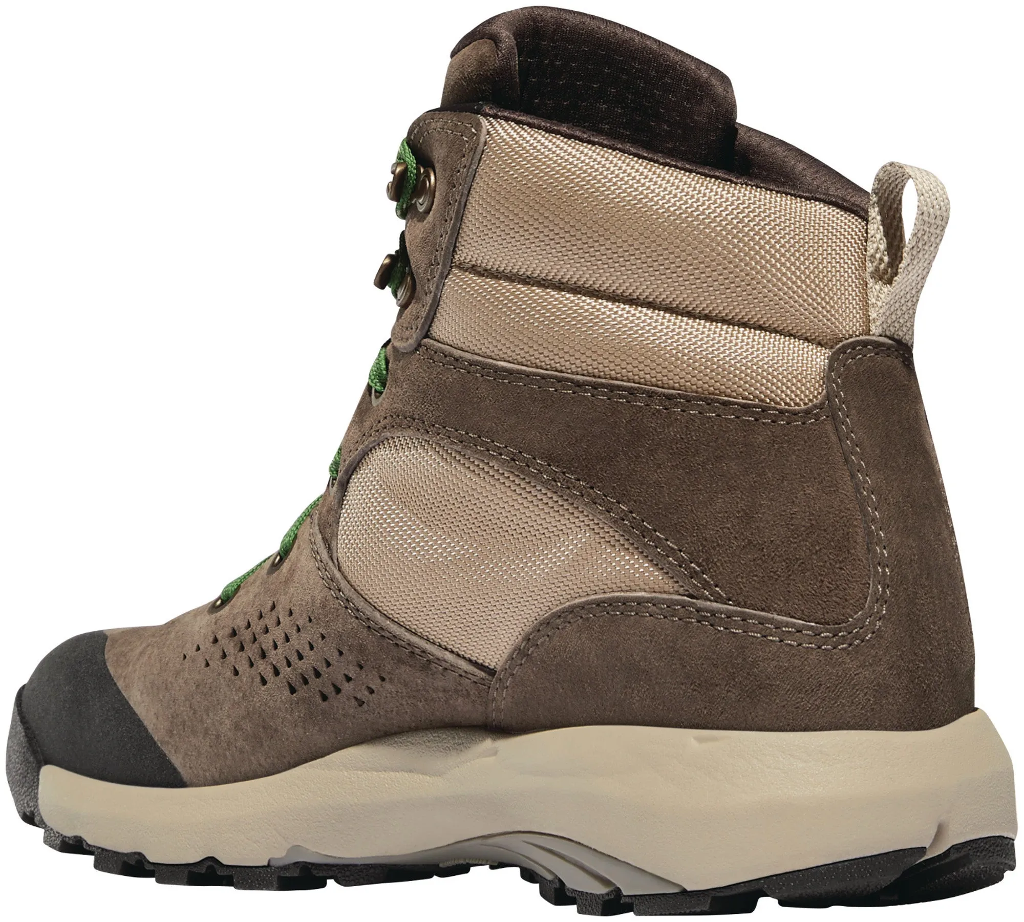 Danner Womens Inquire Mid Brown/Cactus Suede Hiking Boots