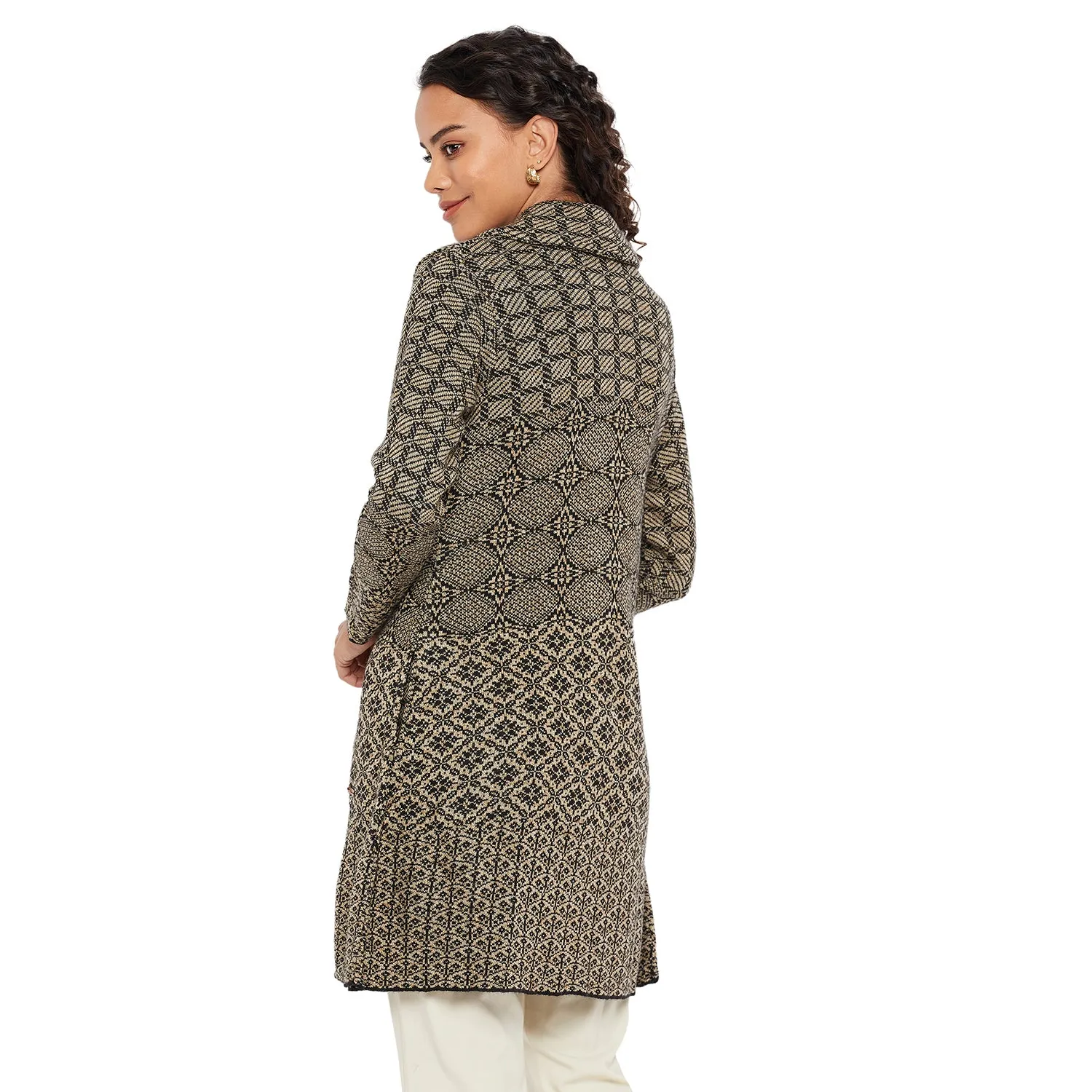 Duke Stardust Women Collared Neck Cardigan  (SDS1136)