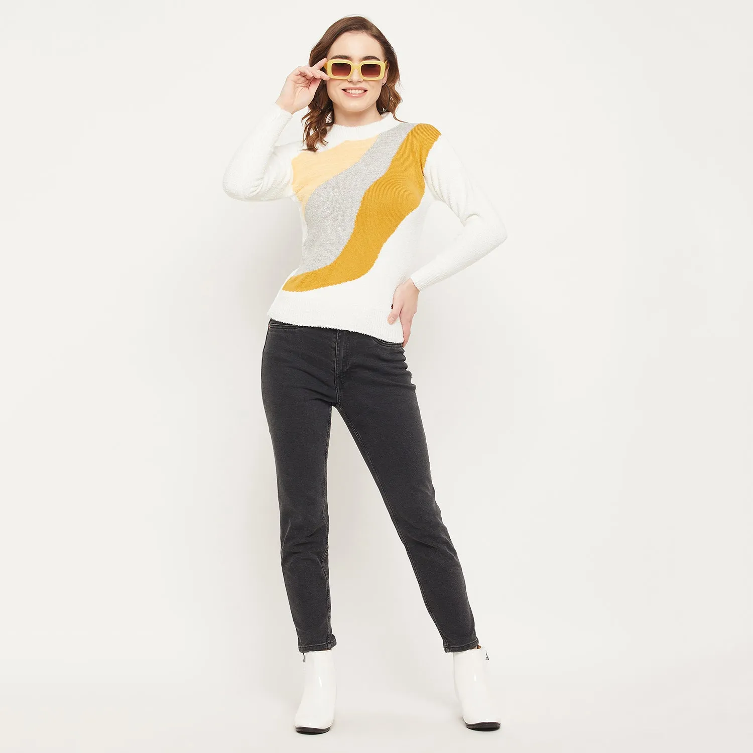 Duke Stardust Women Colorblock Pullover (SDS995)
