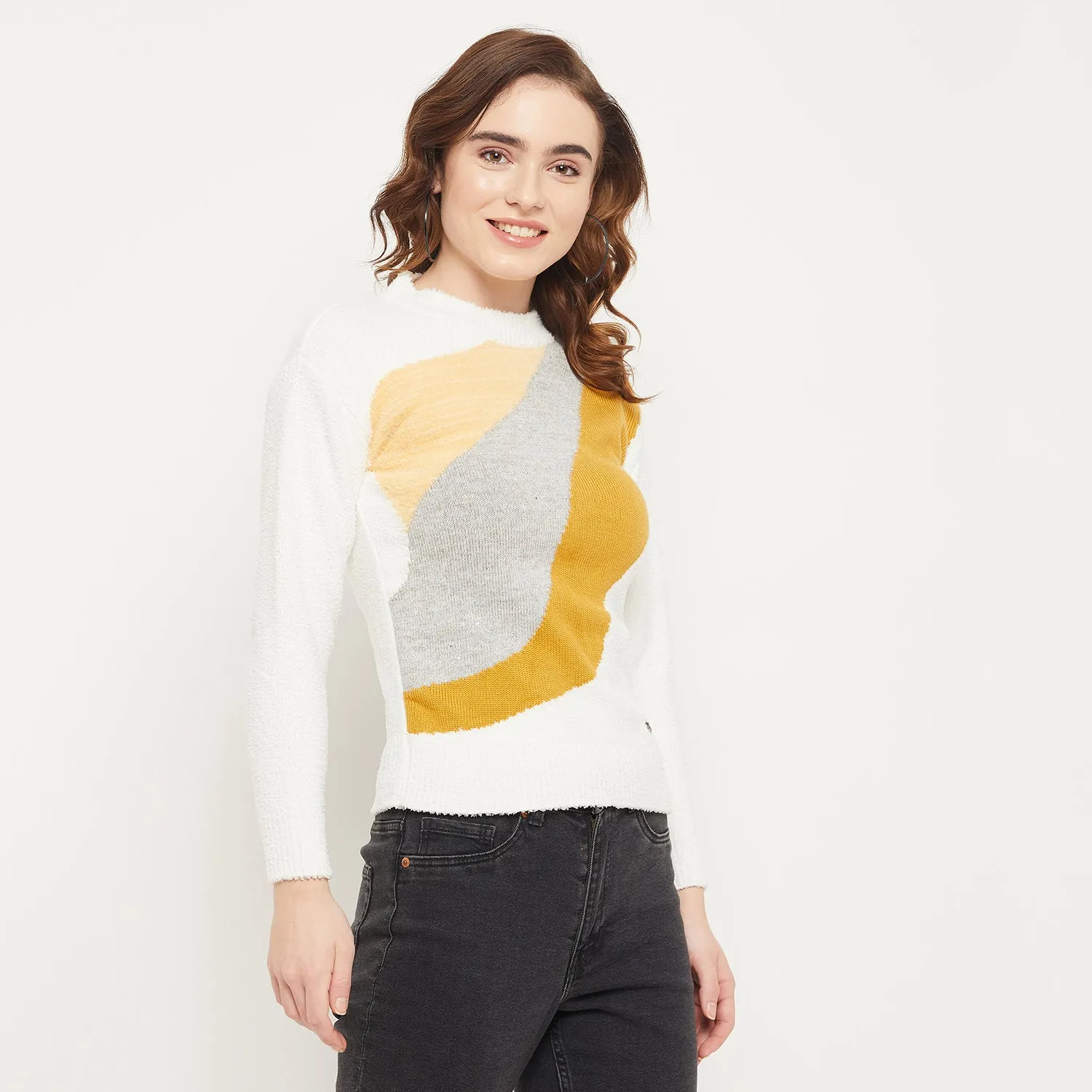 Duke Stardust Women Colorblock Pullover (SDS995)