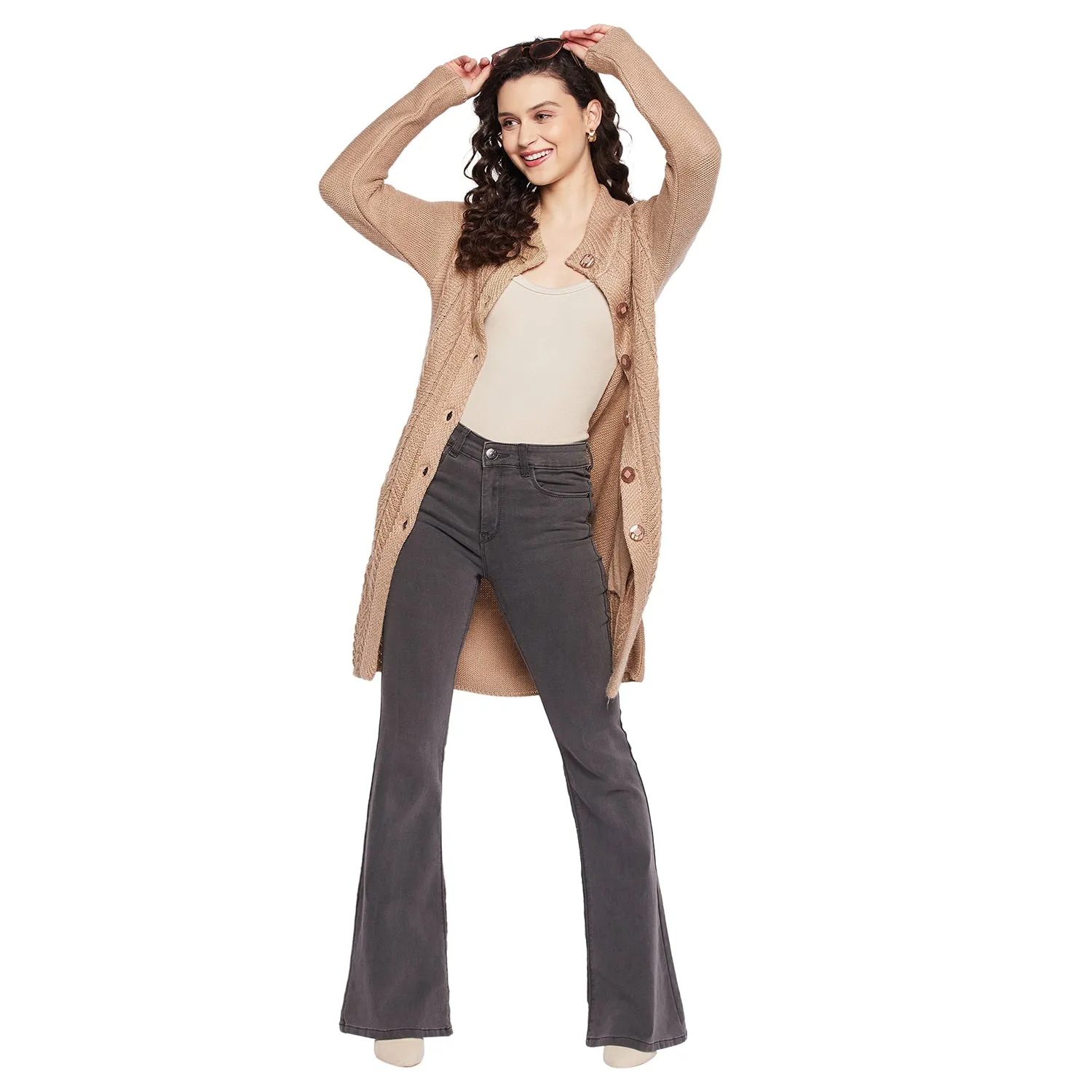 Duke Stardust Women Full Sleeve Cardigan (SDS1088)