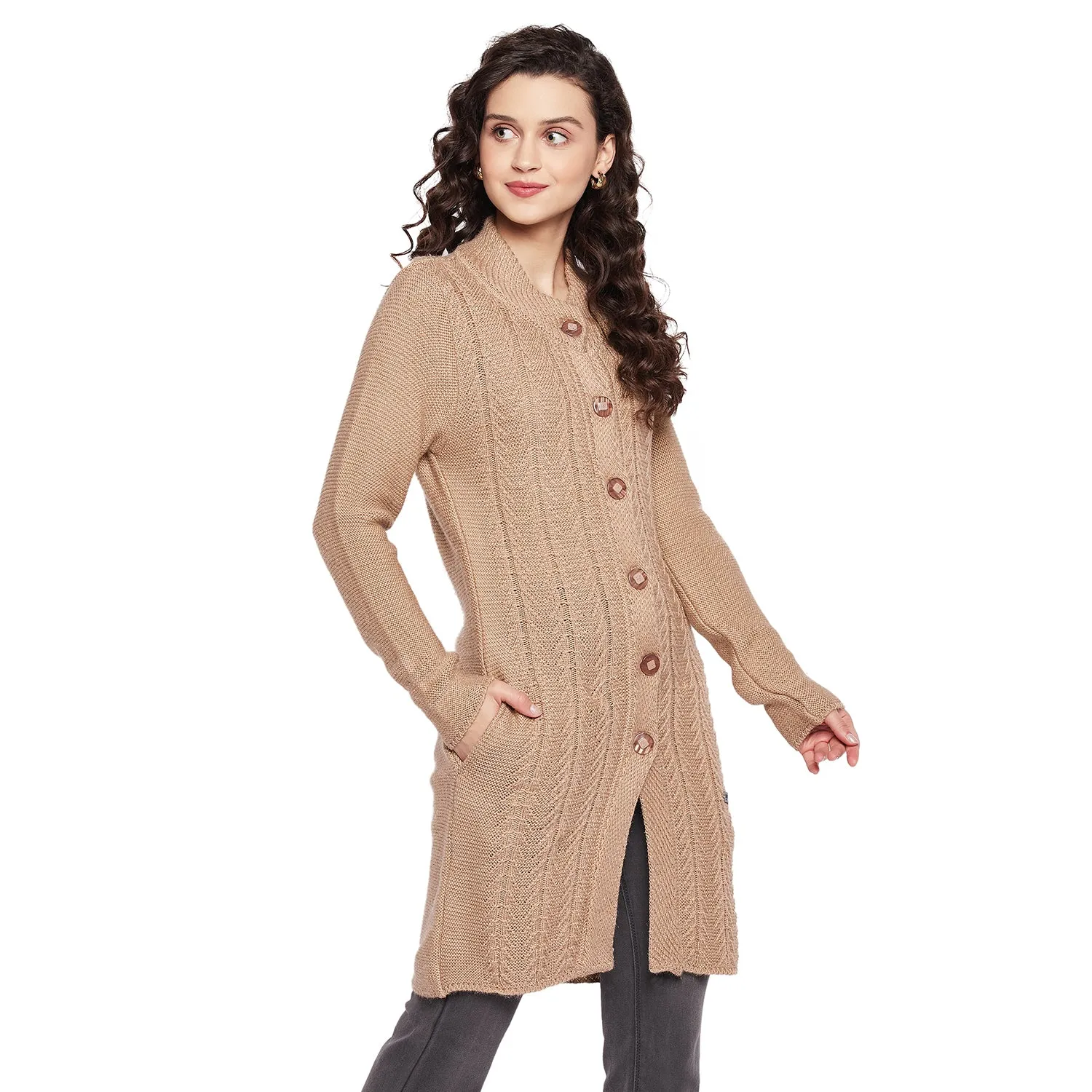Duke Stardust Women Full Sleeve Cardigan (SDS1088)
