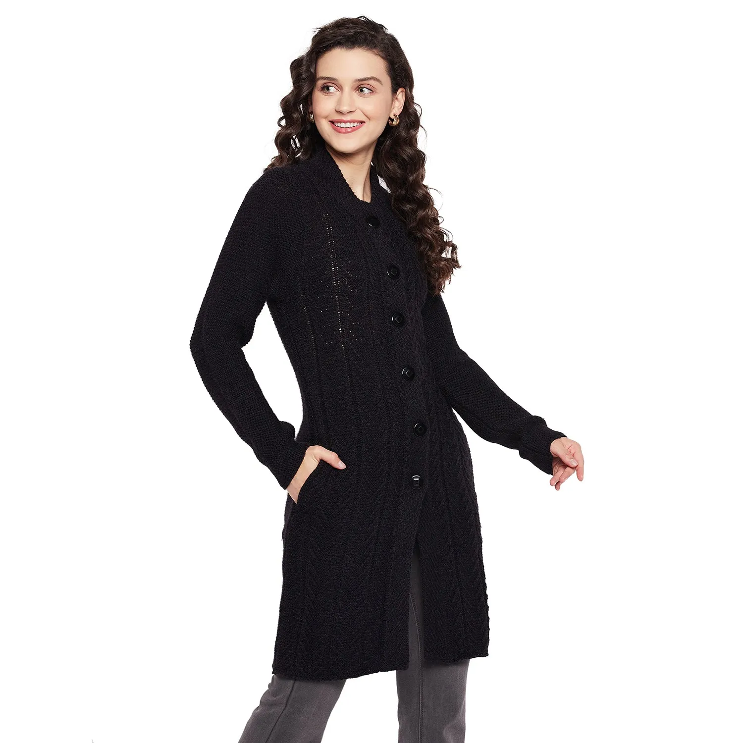 Duke Stardust Women Full Sleeve Cardigan (SDS1088)