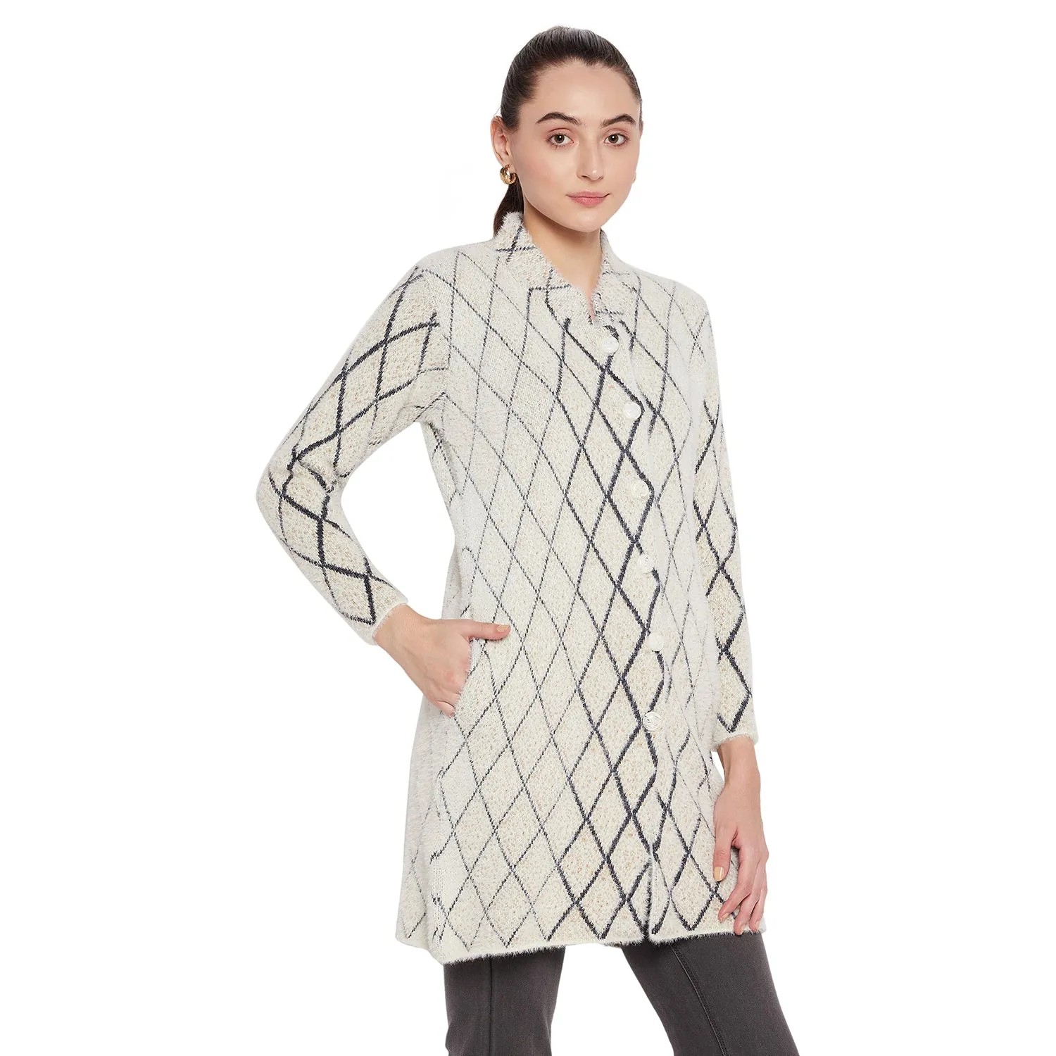 Duke Stardust Women Full Sleeve Cardigan (SDS1096)