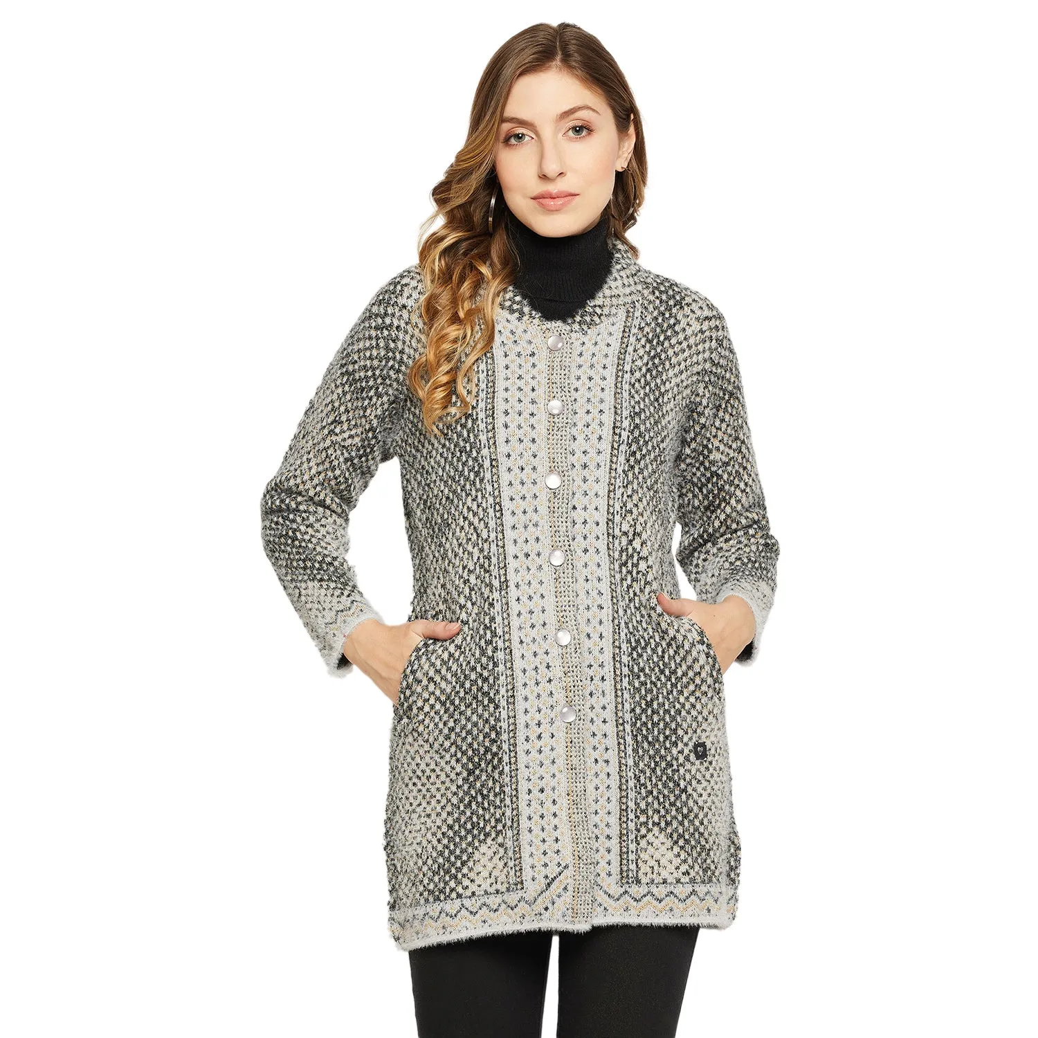 Duke Stardust Women Full Sleeve Cardigan (SDS1113)