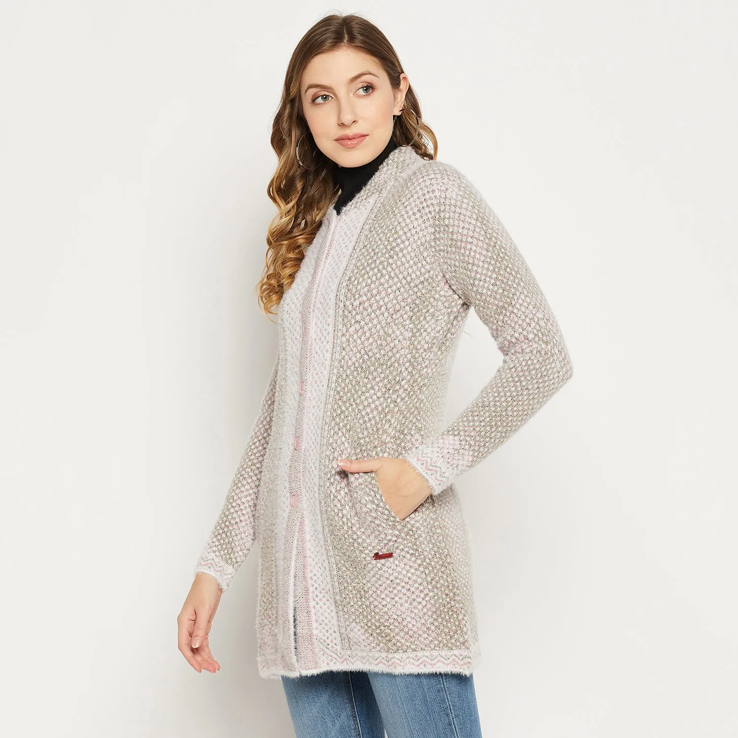 Duke Stardust Women Full Sleeve Cardigan (SDS1113)