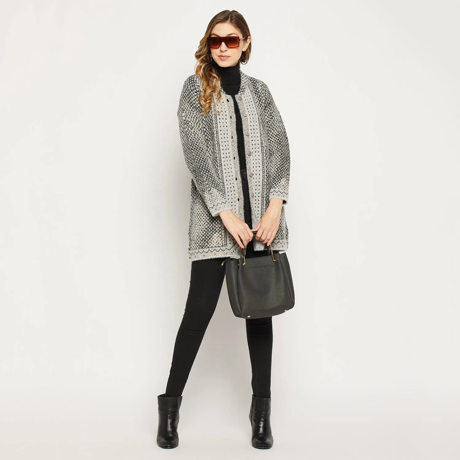 Duke Stardust Women Full Sleeve Cardigan (SDS1113)