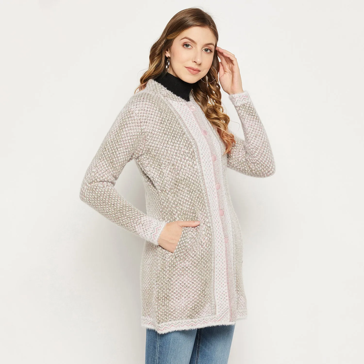 Duke Stardust Women Full Sleeve Cardigan (SDS1113)