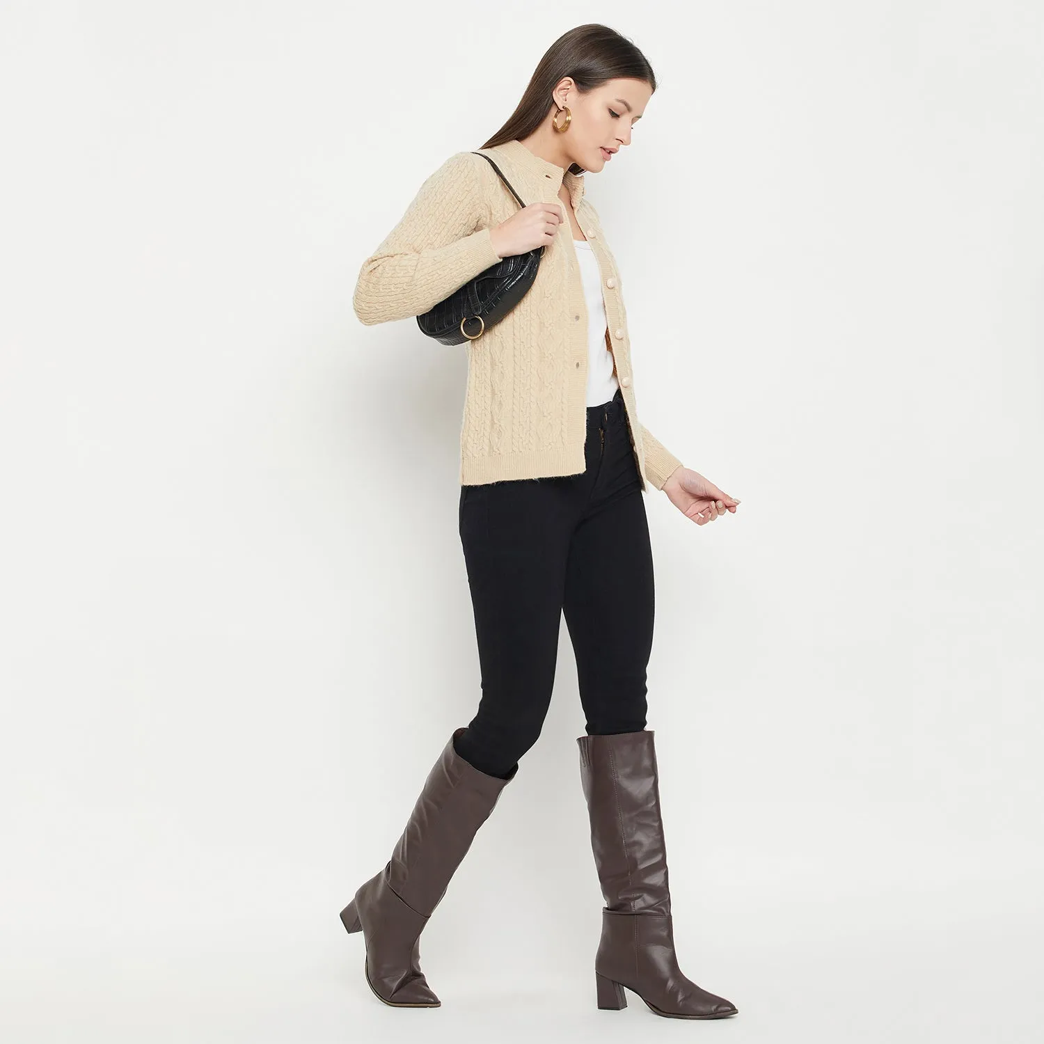 Duke Stardust Women Full Sleeve Cardigan (SDS1186)