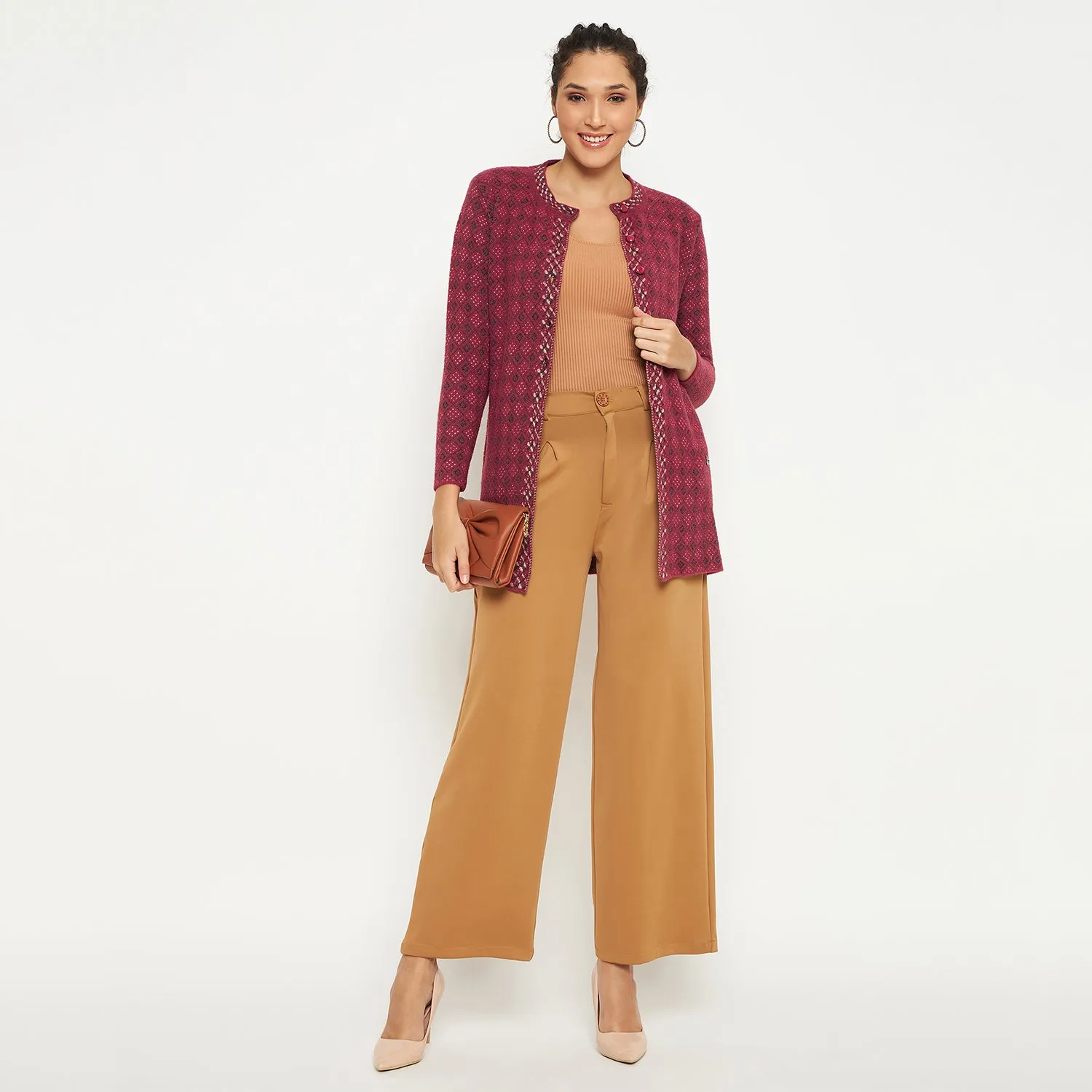 Duke Stardust Women Full Sleeve Cardigan (SDS1215)