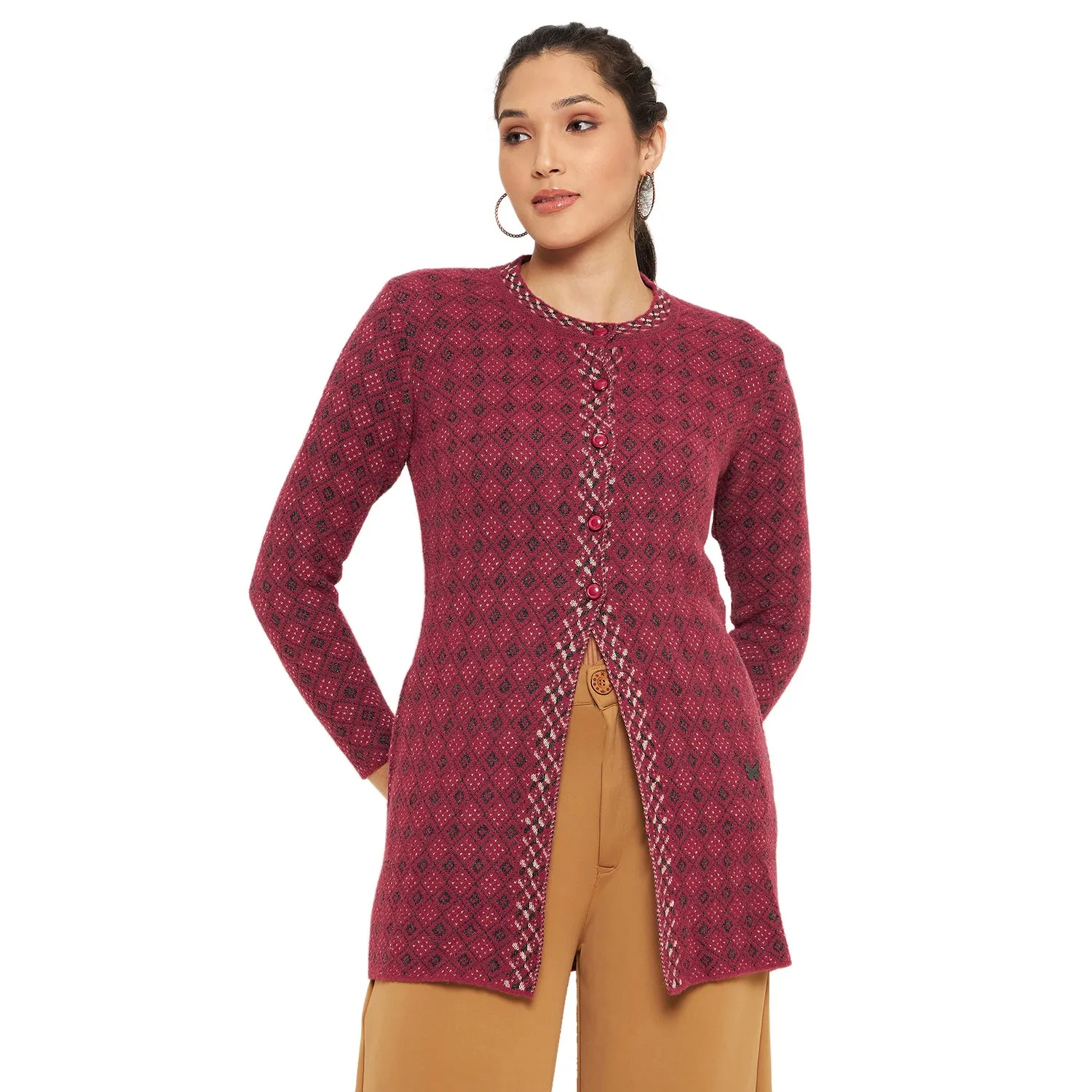 Duke Stardust Women Full Sleeve Cardigan (SDS1215)