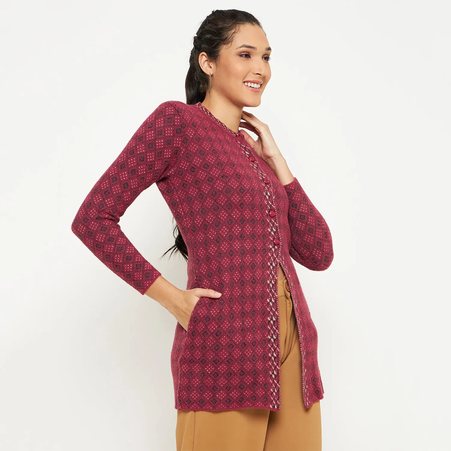 Duke Stardust Women Full Sleeve Cardigan (SDS1215)