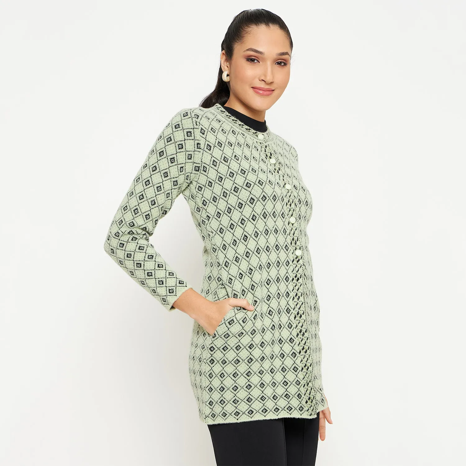 Duke Stardust Women Full Sleeve Cardigan (SDS1215)