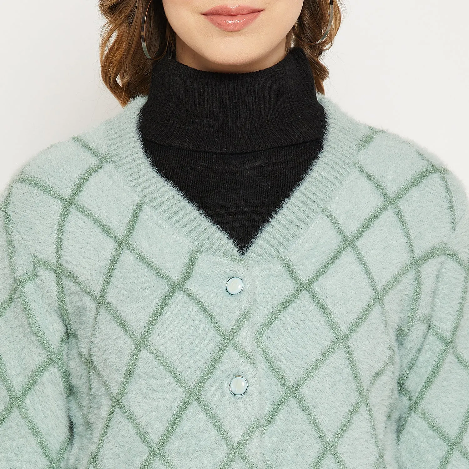 Duke Stardust Women Full Sleeve Cardigan (SDS9714)