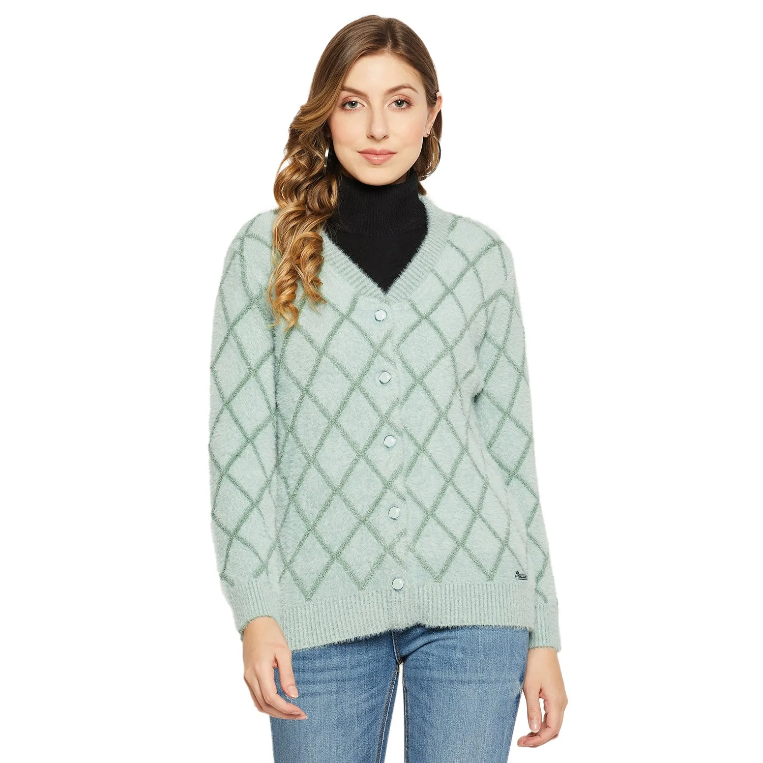 Duke Stardust Women Full Sleeve Cardigan (SDS9714)