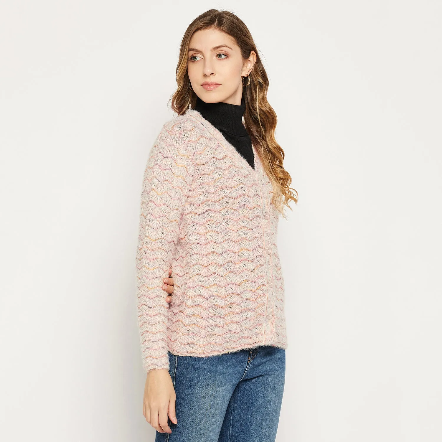 Duke Stardust Women Full Sleeve Cardigan (SDS9739)