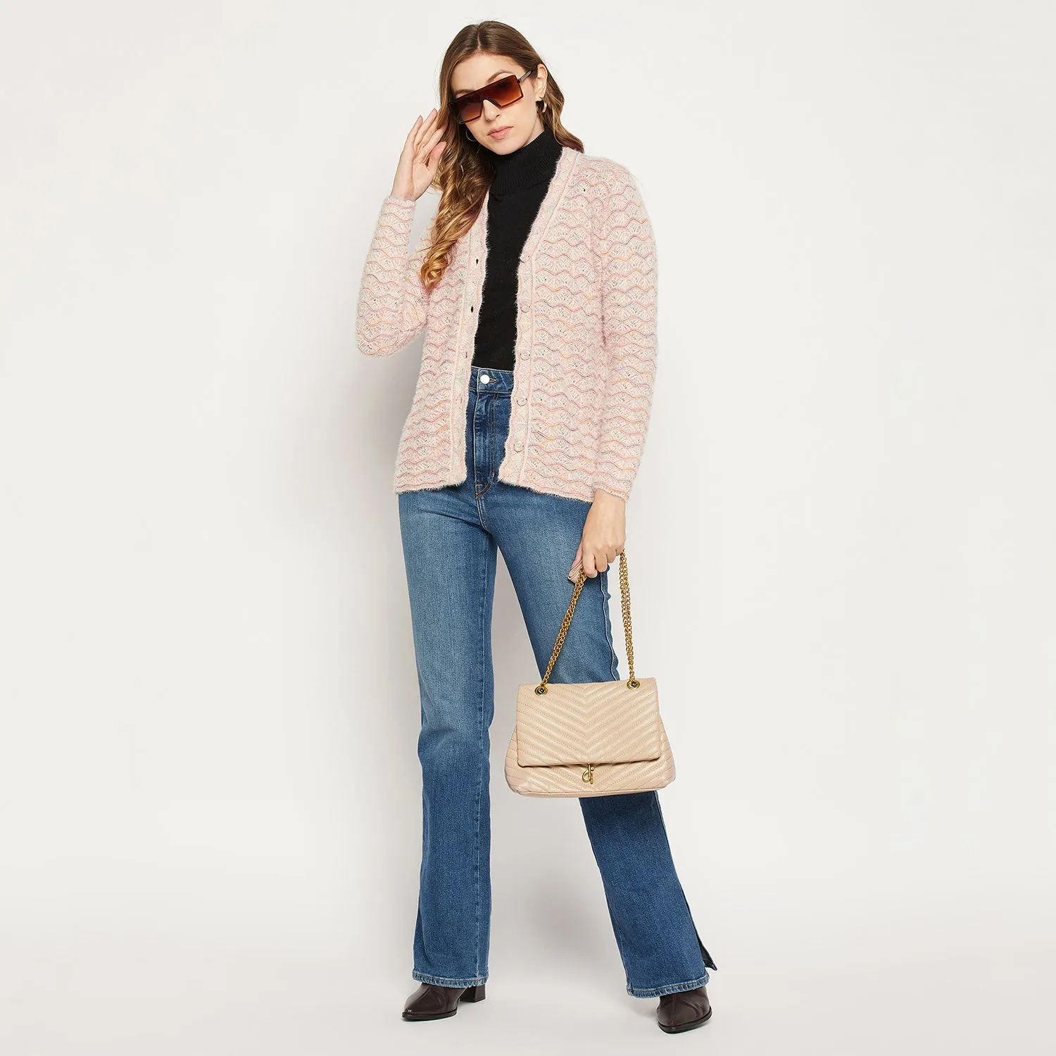 Duke Stardust Women Full Sleeve Cardigan (SDS9739)