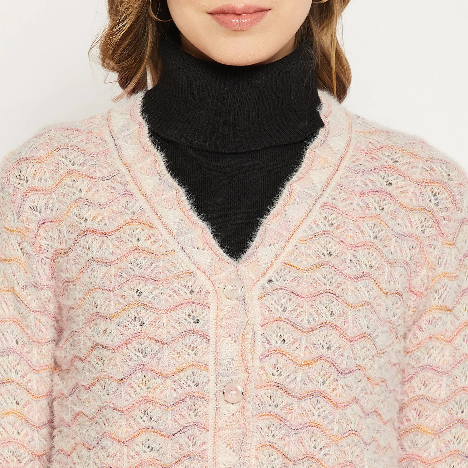 Duke Stardust Women Full Sleeve Cardigan (SDS9739)
