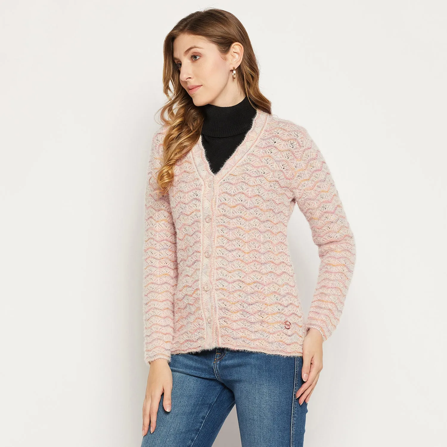 Duke Stardust Women Full Sleeve Cardigan (SDS9739)