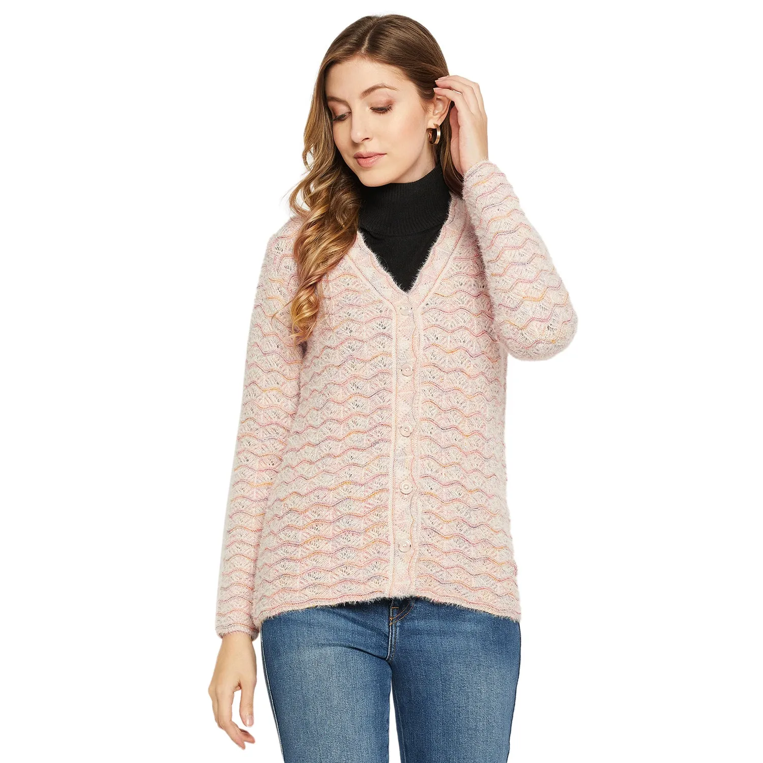 Duke Stardust Women Full Sleeve Cardigan (SDS9739)