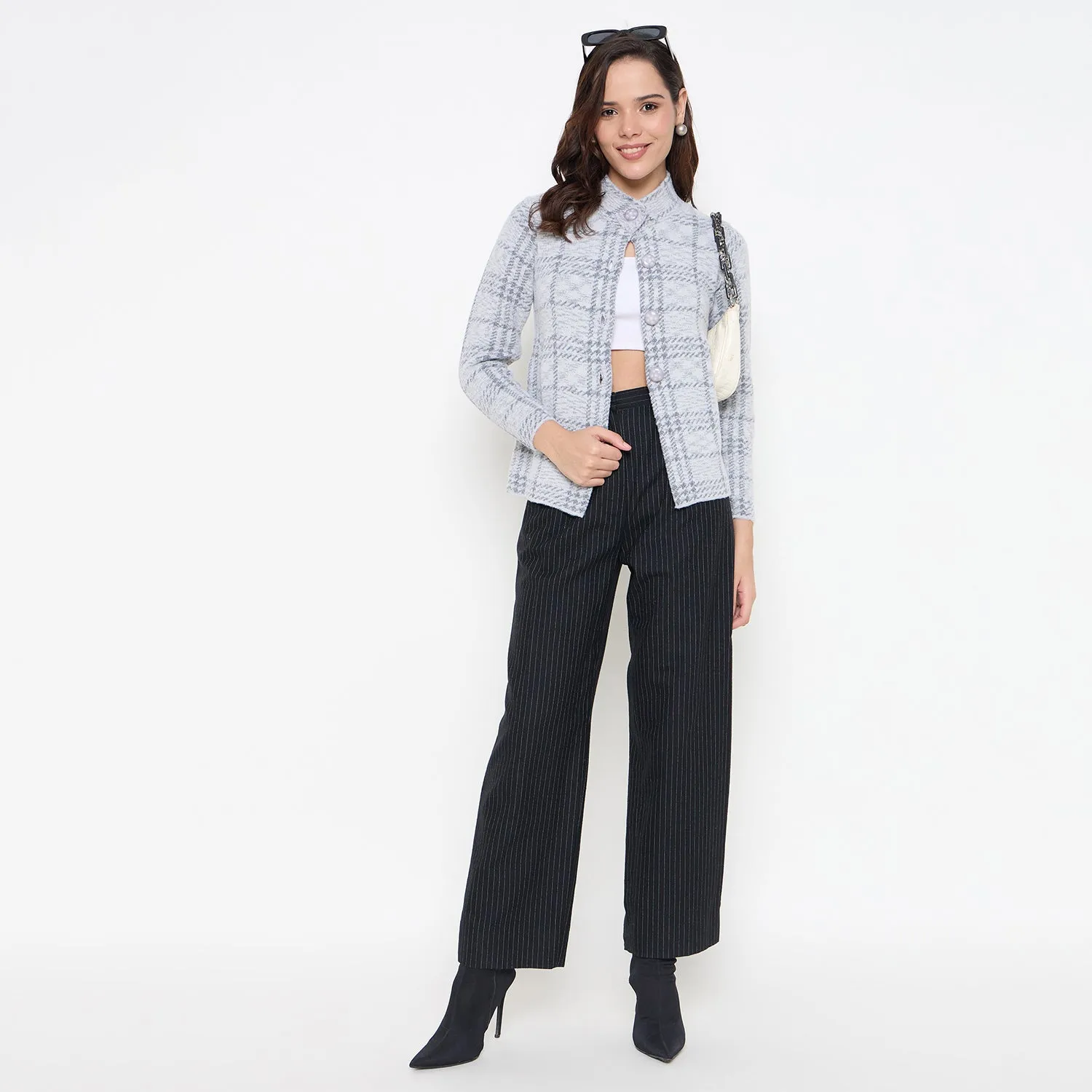 Duke Stardust Women Full Sleeve Front Open Cardigan (SDS1343)