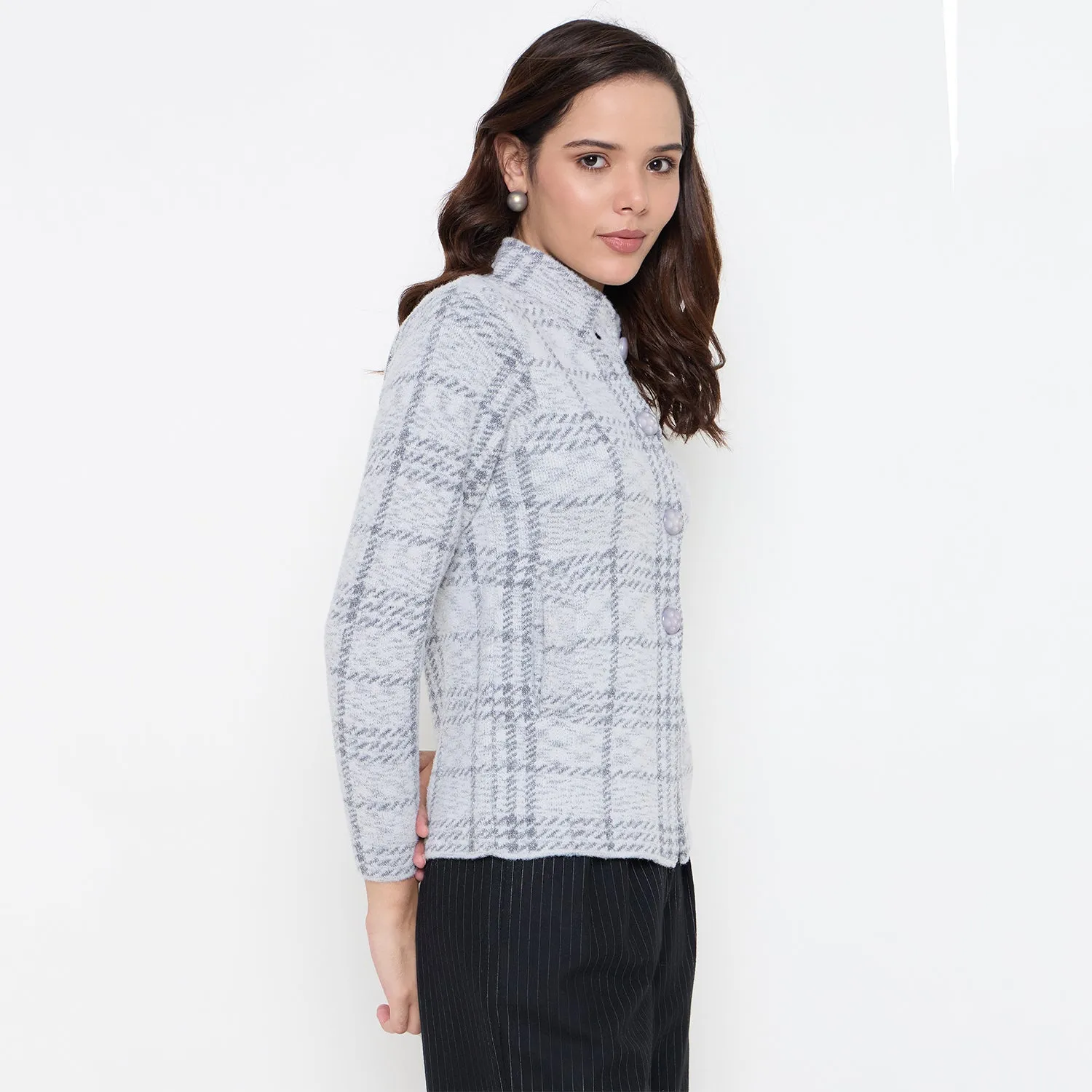 Duke Stardust Women Full Sleeve Front Open Cardigan (SDS1343)