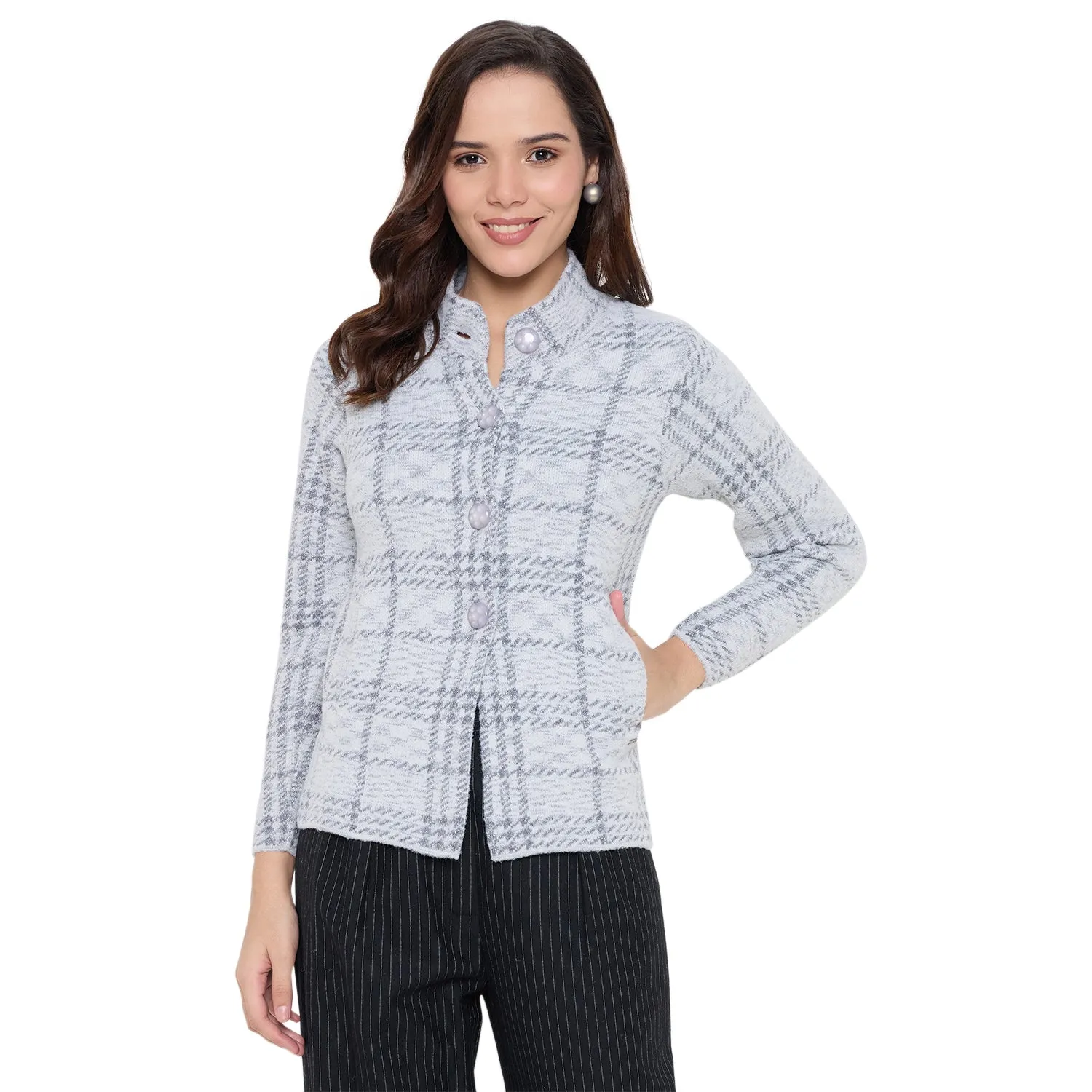 Duke Stardust Women Full Sleeve Front Open Cardigan (SDS1343)