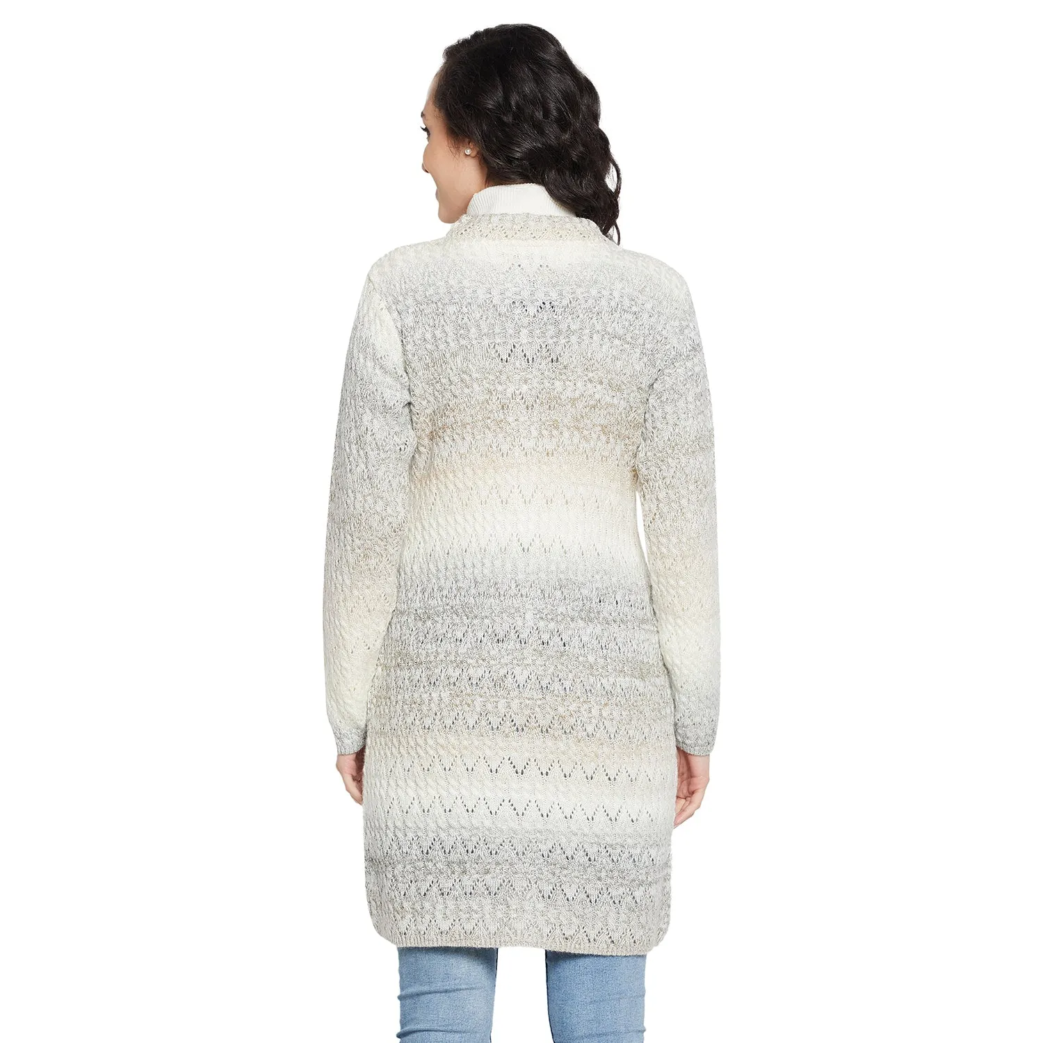Duke Stardust Women Full sleeve Round Neck Cardigan (SDS1097)