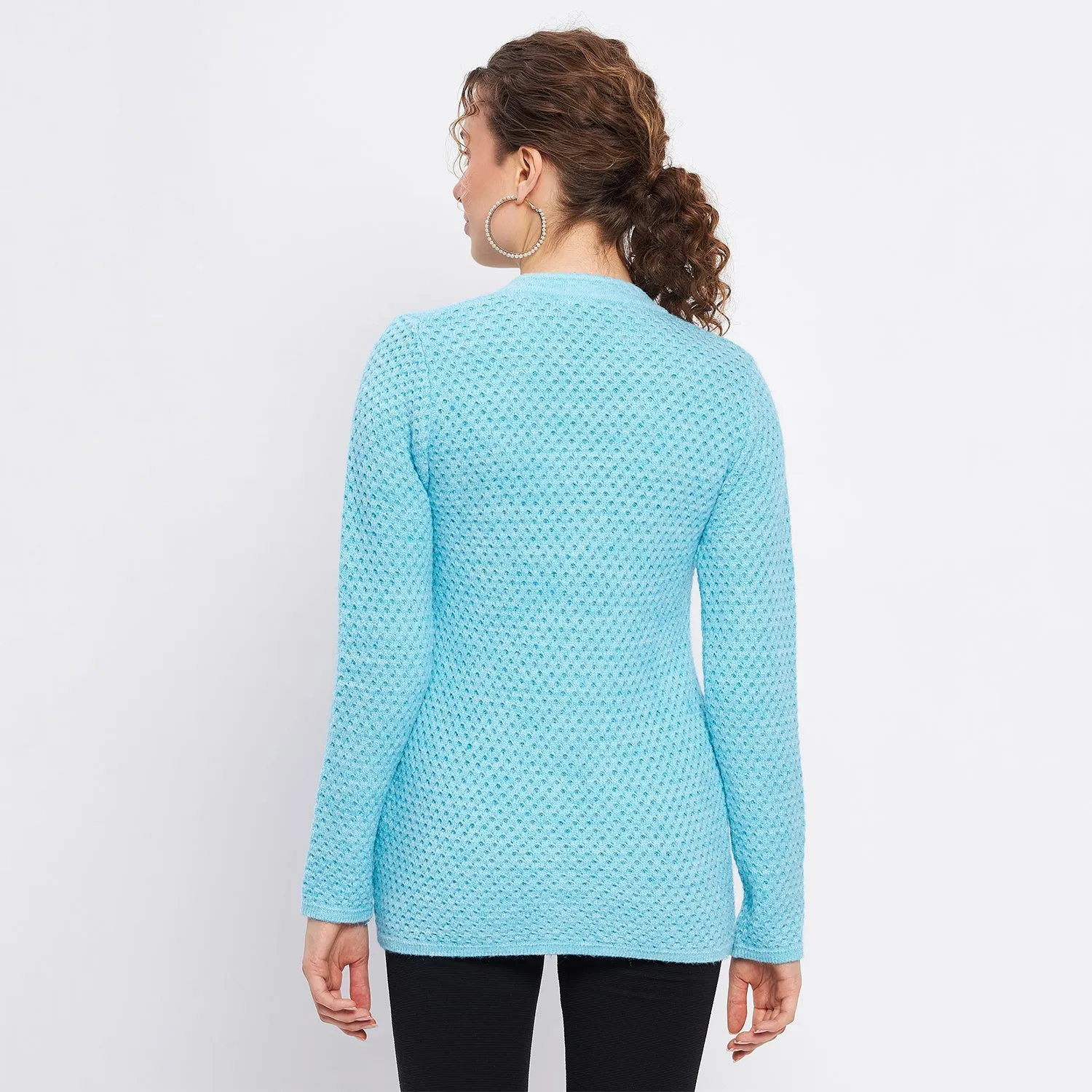 Duke Stardust Women Full Sleeve Self Design Cardigan (SDS1135)