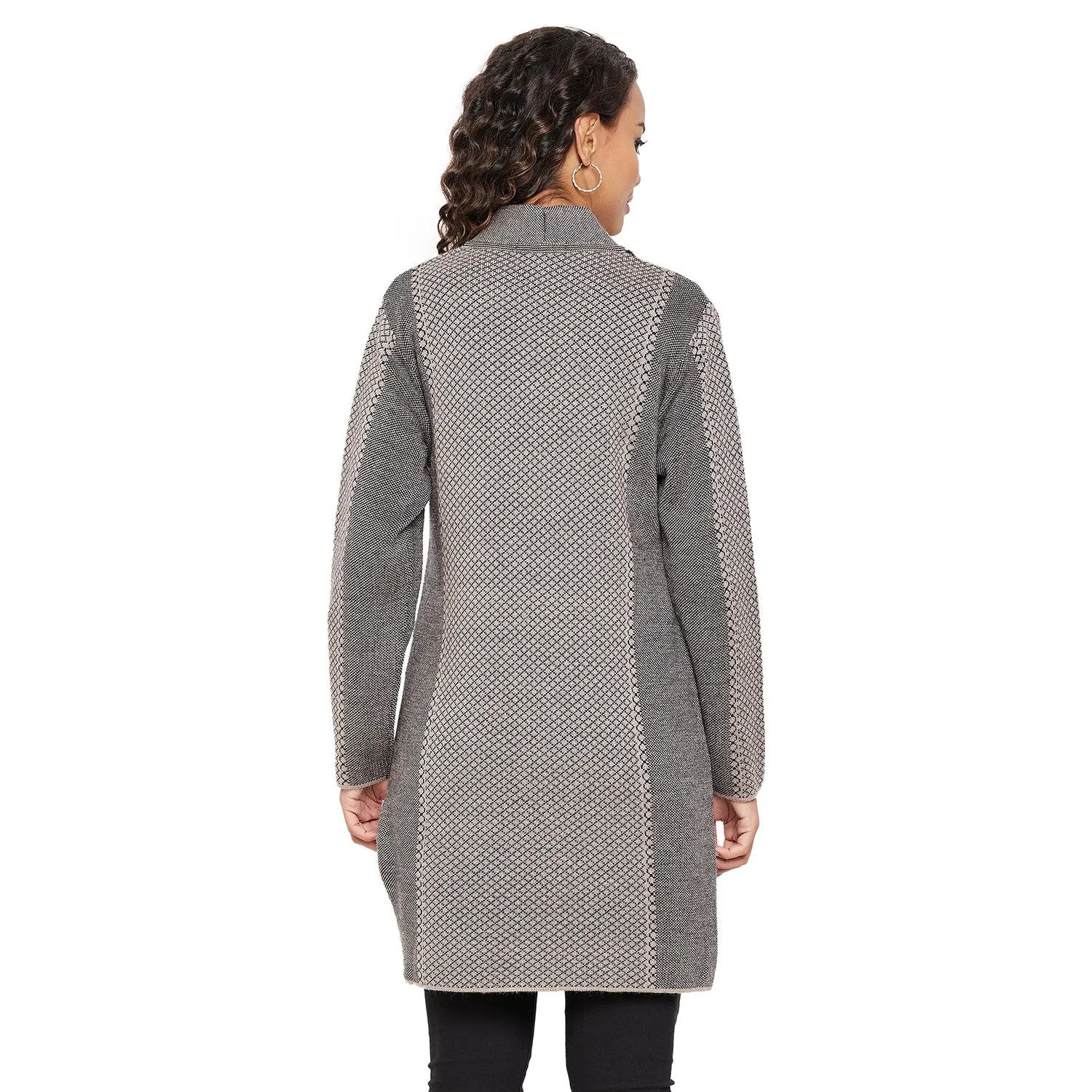 Duke Stardust Women Full sleeve V Neck Cardigan (SDS1133)