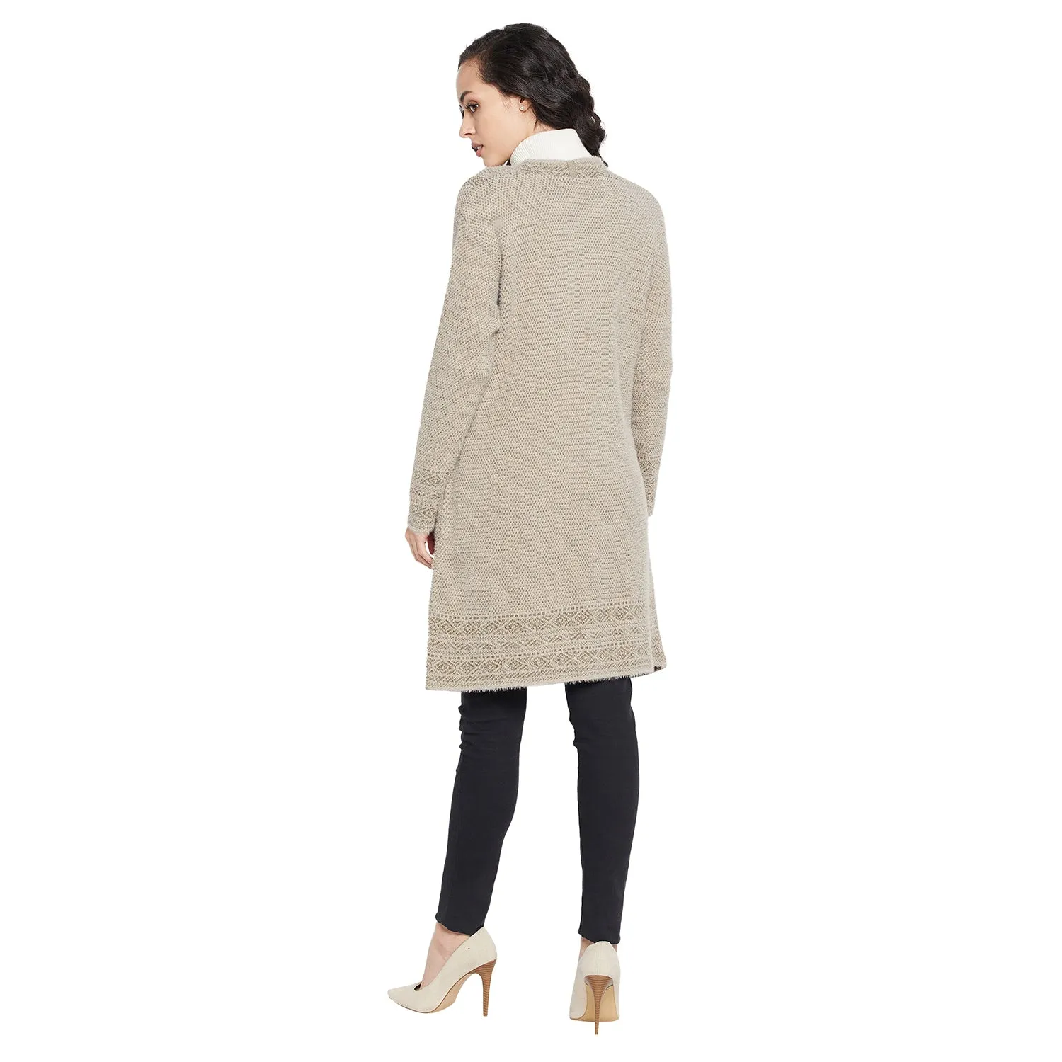 Duke Stardust Women Full sleeve V Neck Cardigan (SDS9792)