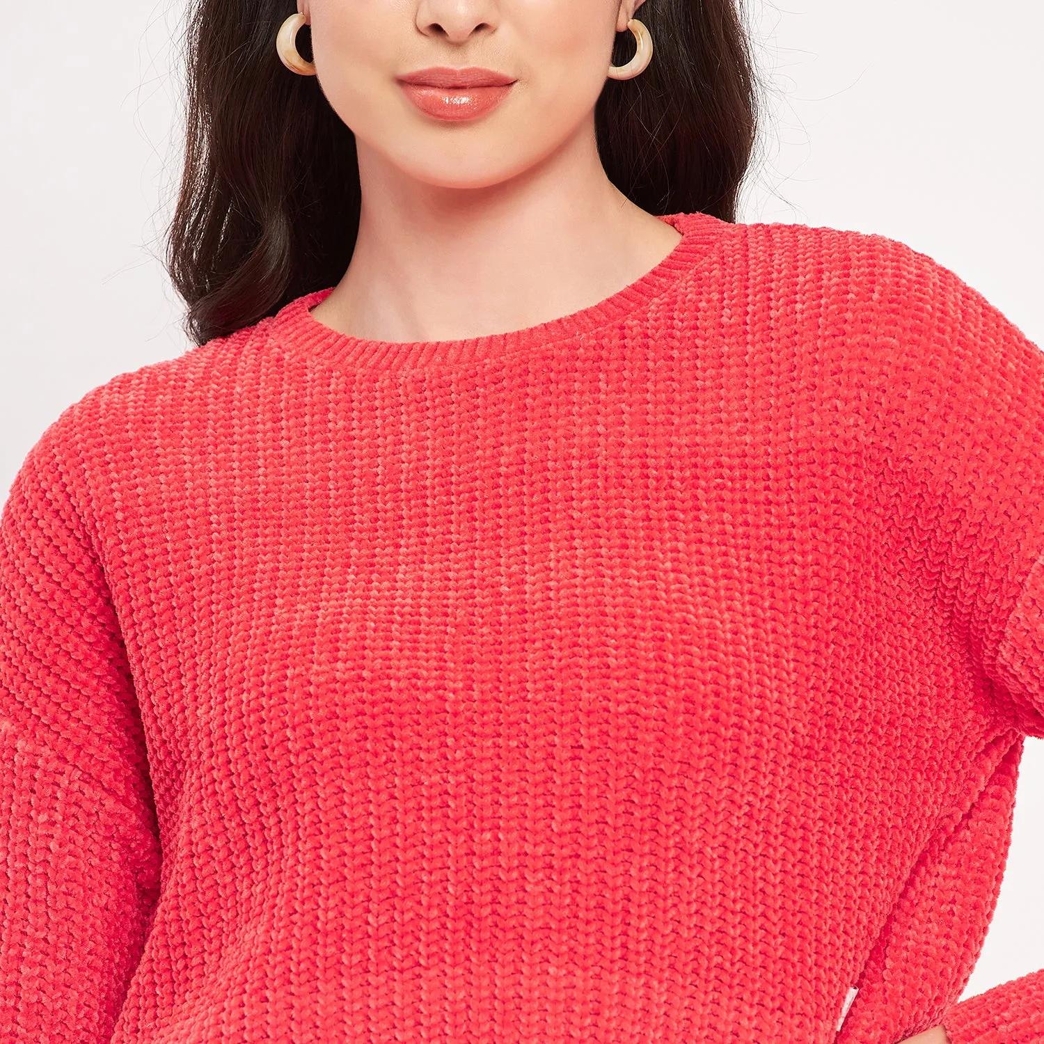 Duke Stardust Women Full Sleeve Woven Sweater (LQS9655)
