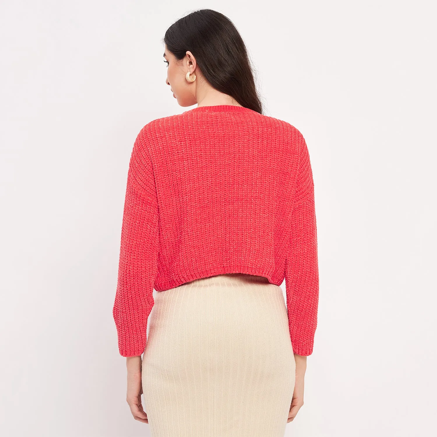 Duke Stardust Women Full Sleeve Woven Sweater (LQS9655)