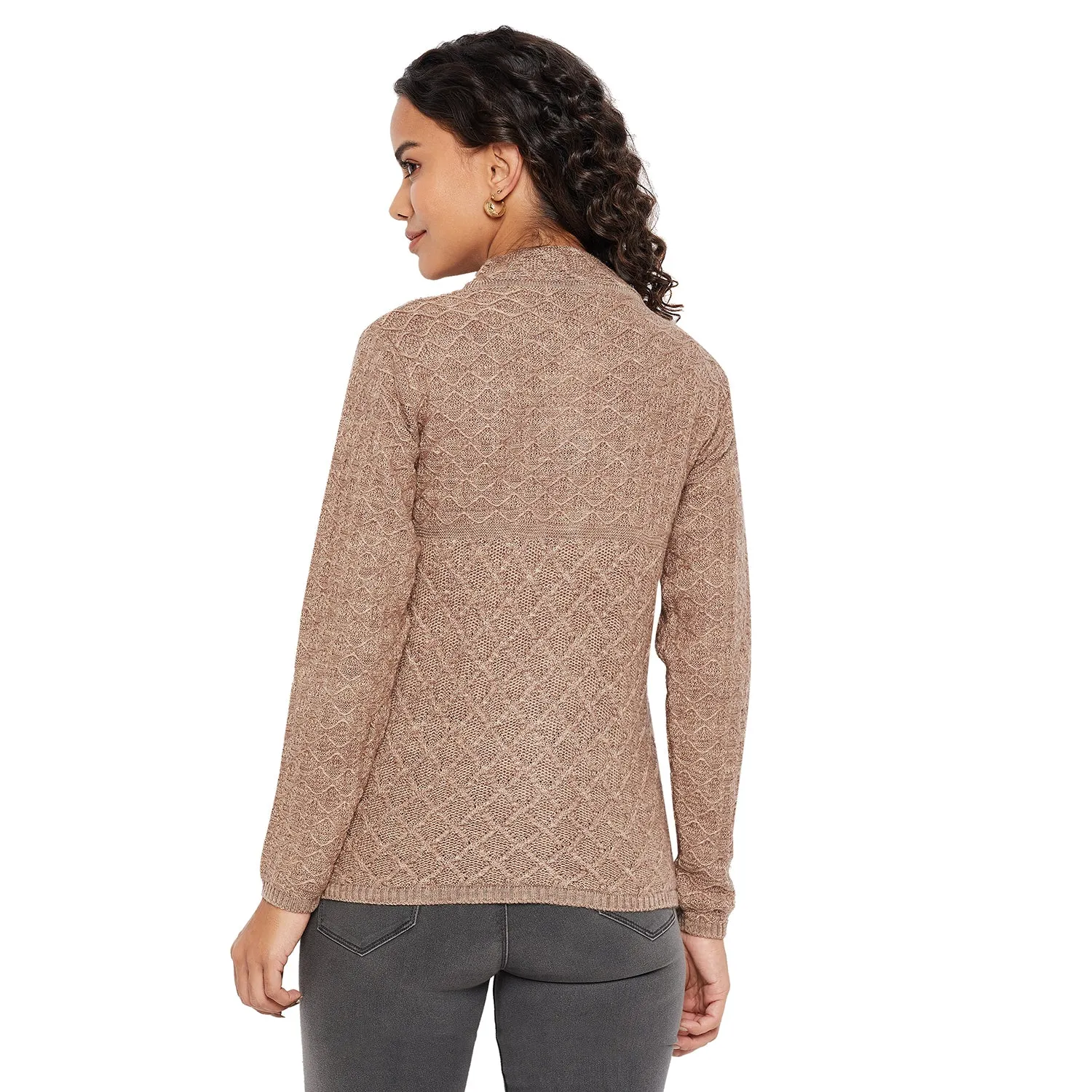 Duke Stardust Women Round Neck Cardigan  (SDS1046)