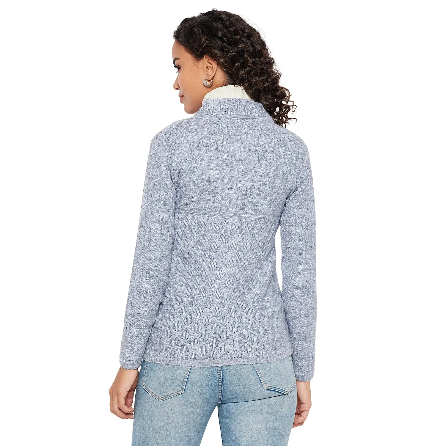 Duke Stardust Women Round Neck Cardigan  (SDS1046)