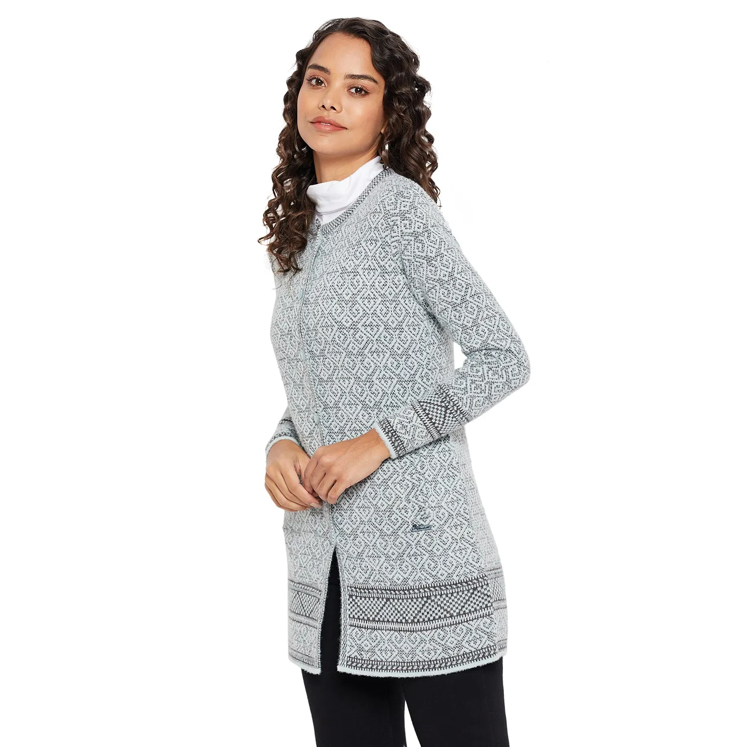 Duke Stardust Women Round Neck Cardigan  (SDS1107)