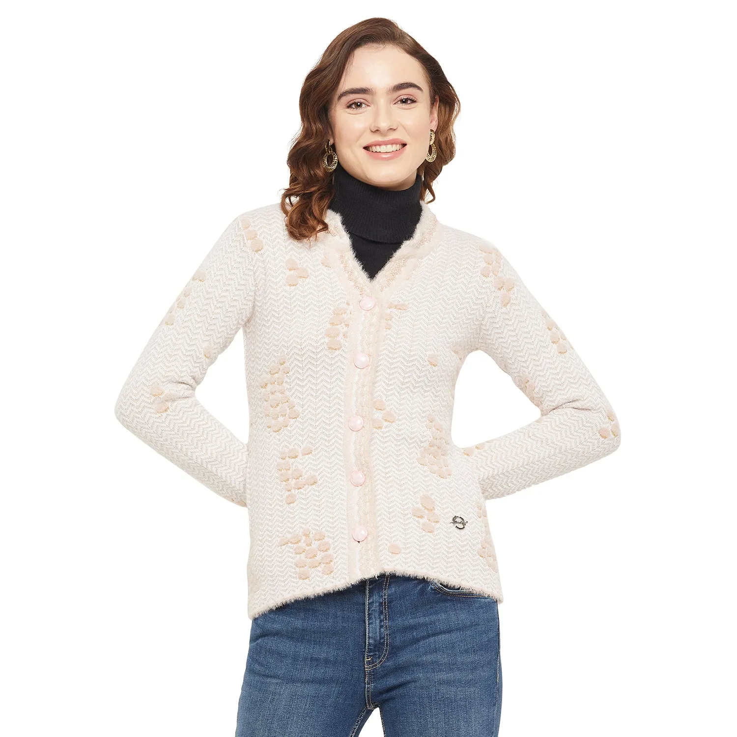 Duke Stardust Women Self Design Cardigan (SDS1041)
