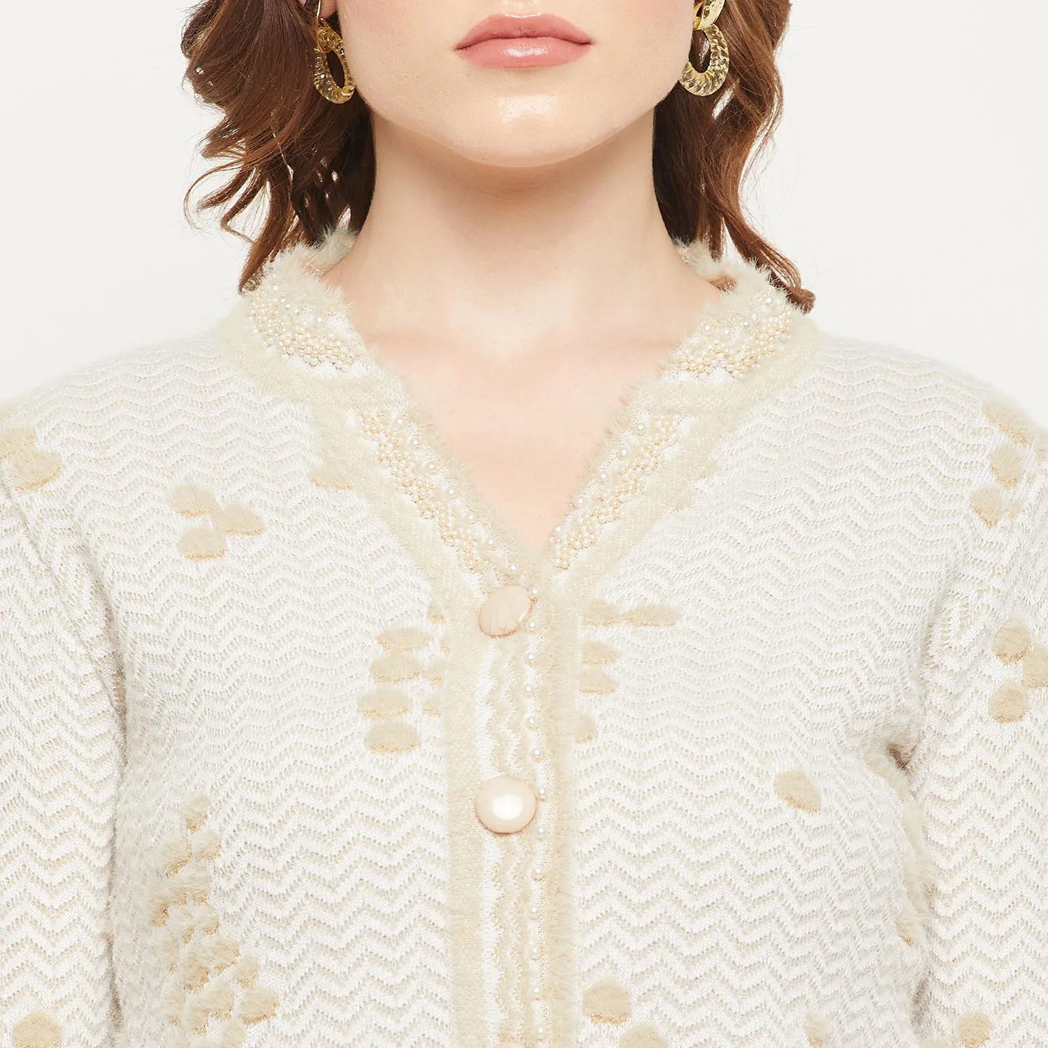 Duke Stardust Women Self Design Cardigan (SDS1041)