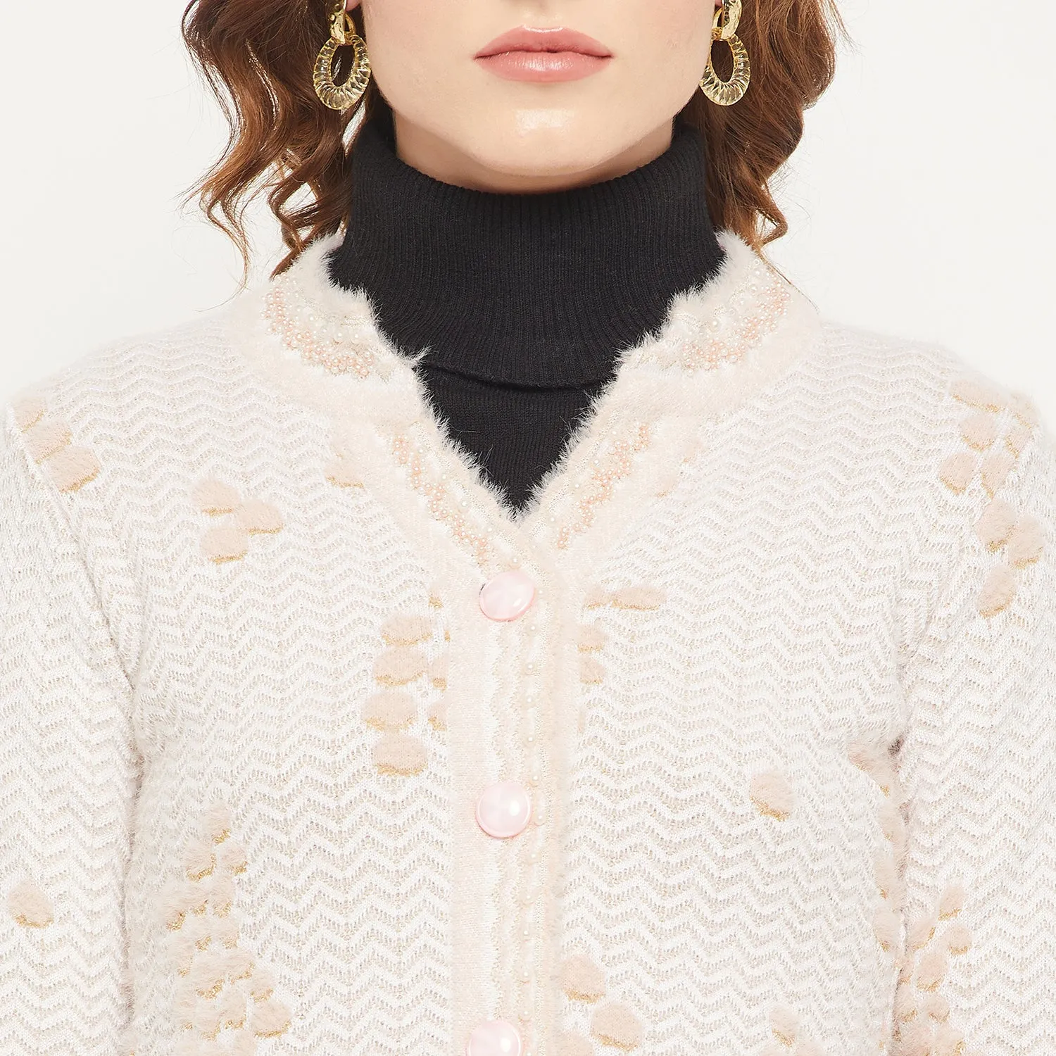 Duke Stardust Women Self Design Cardigan (SDS1041)