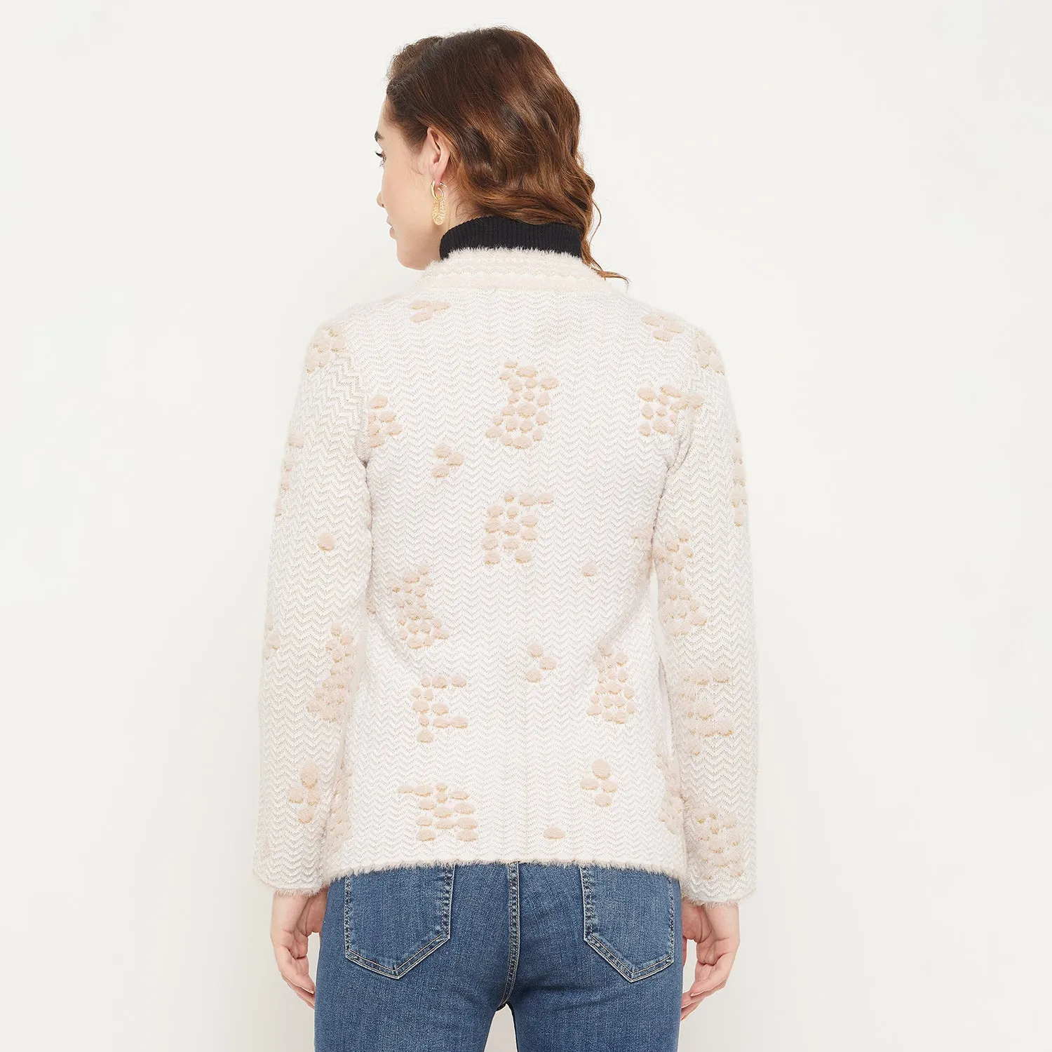 Duke Stardust Women Self Design Cardigan (SDS1041)